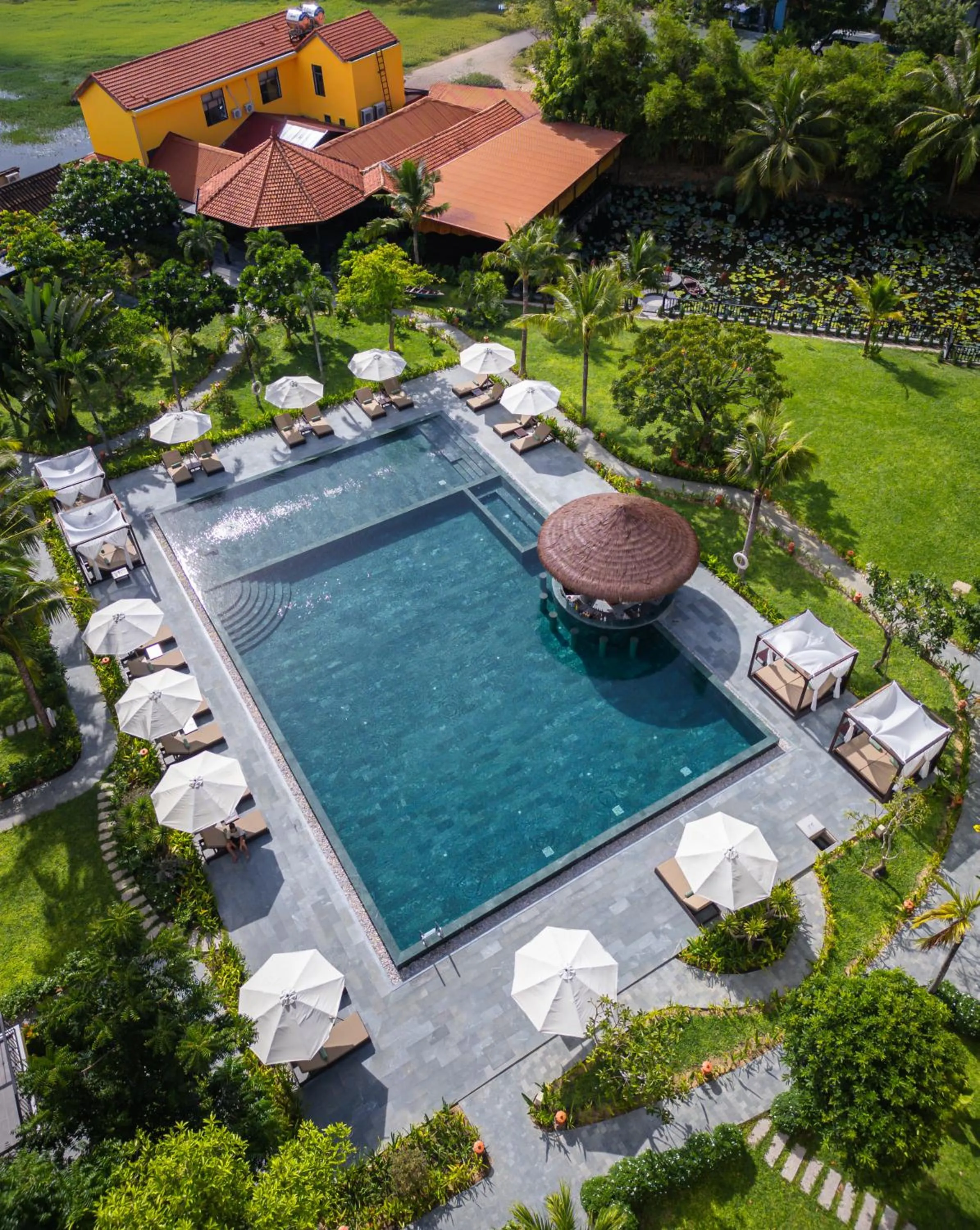 Swimming pool in Sen Village Hoi An