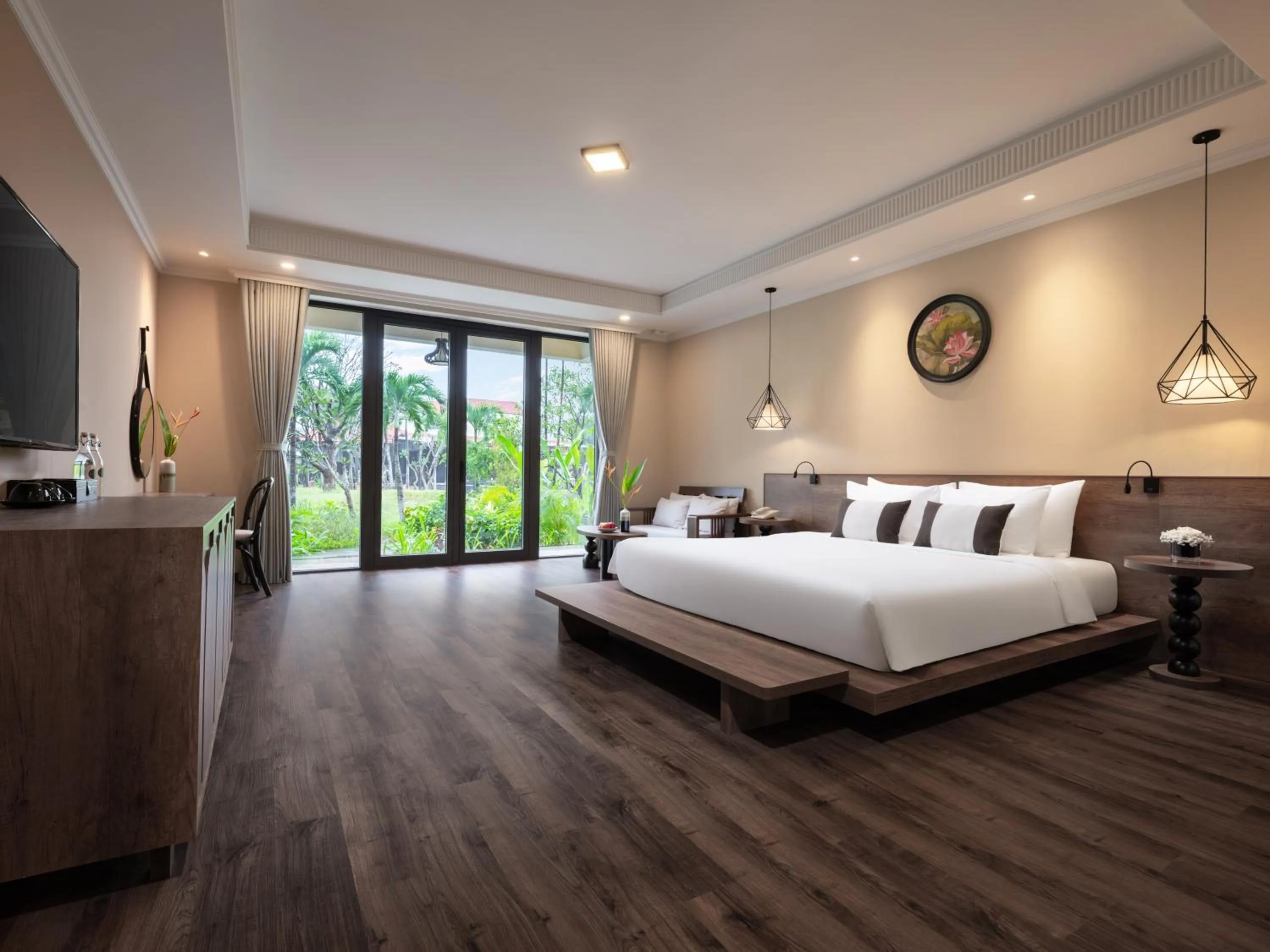 Bed in Phu Thinh Boutique Resort & Spa