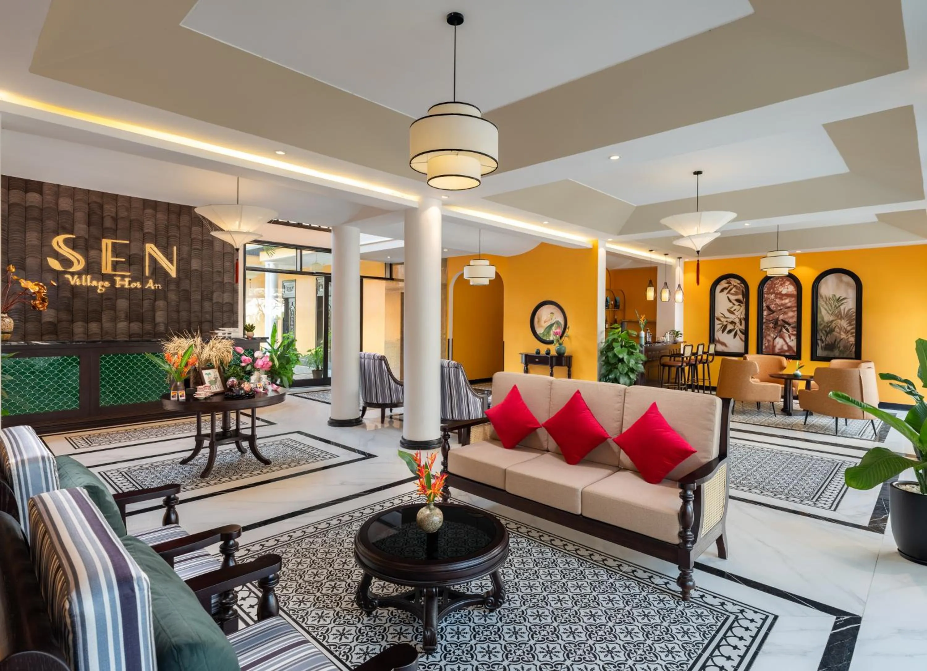 Lobby or reception in Sen Village Hoi An