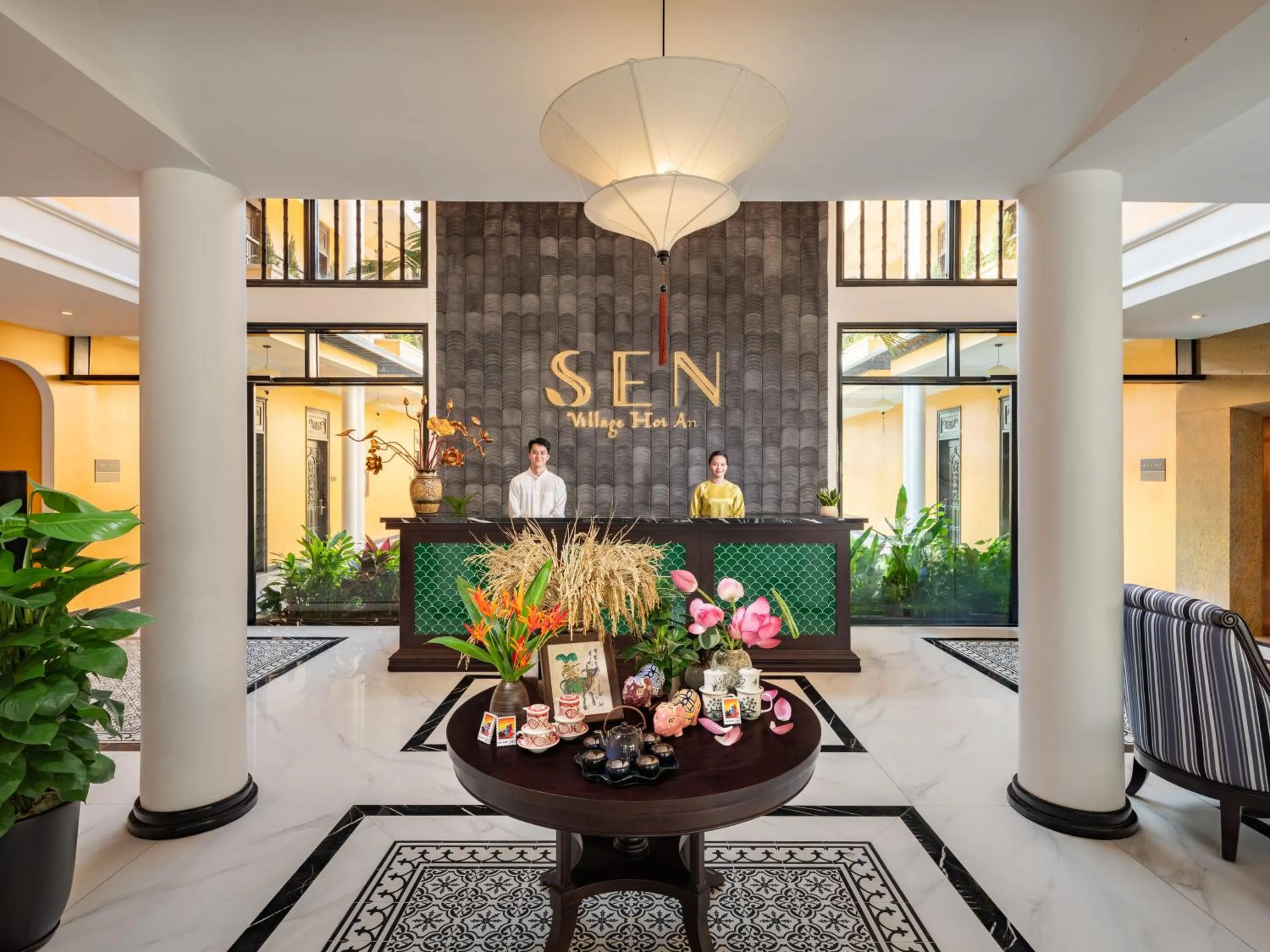 Lobby or reception in Sen Village Hoi An