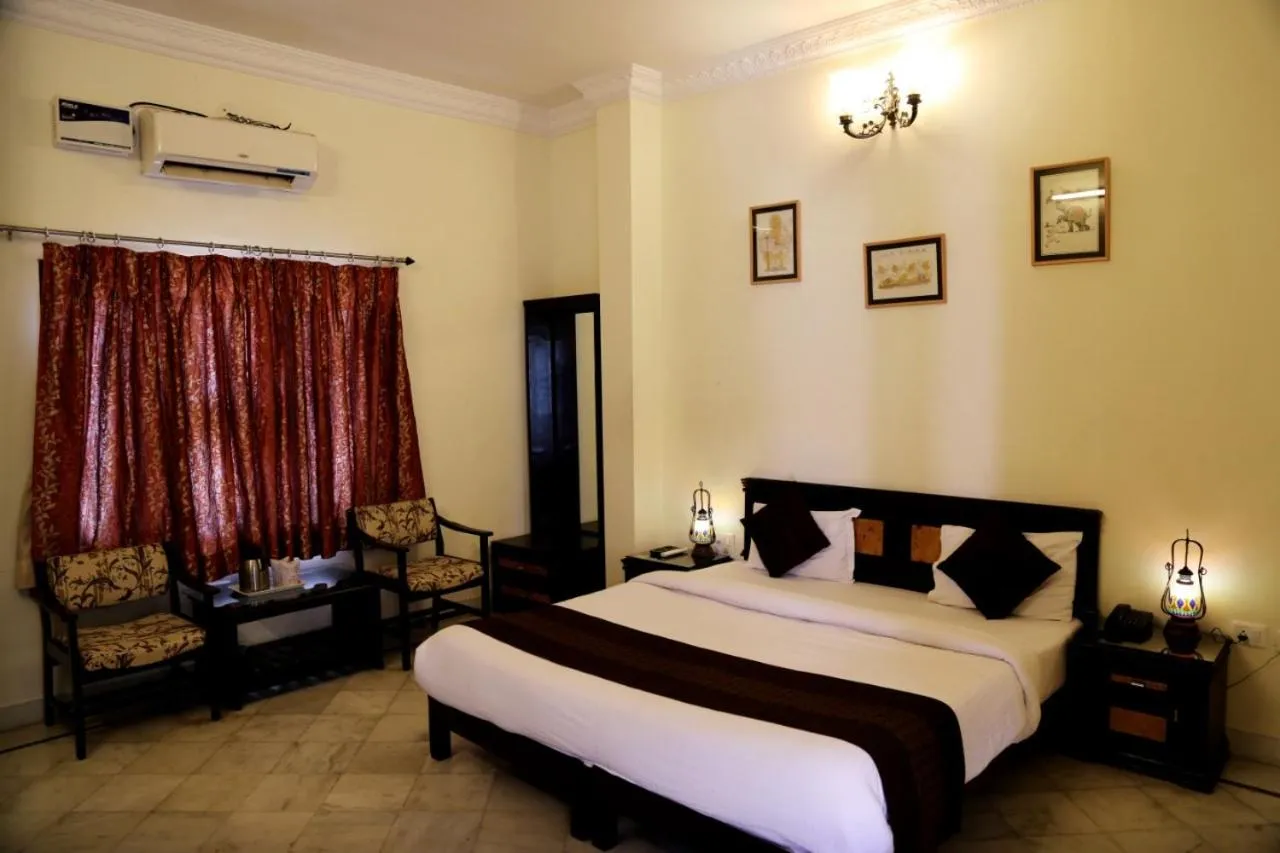 Bed in HOTEL KARAN VILLAS