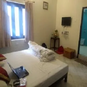 Bed in HOTEL KARAN VILLAS