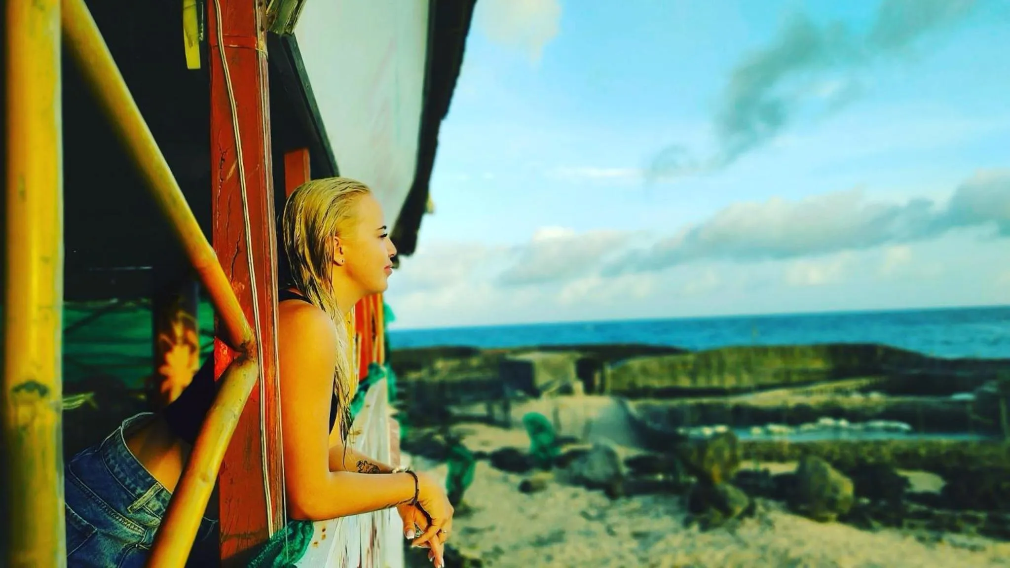 Natural landscape in Long Vĩ hotel - đảo Phú Quý