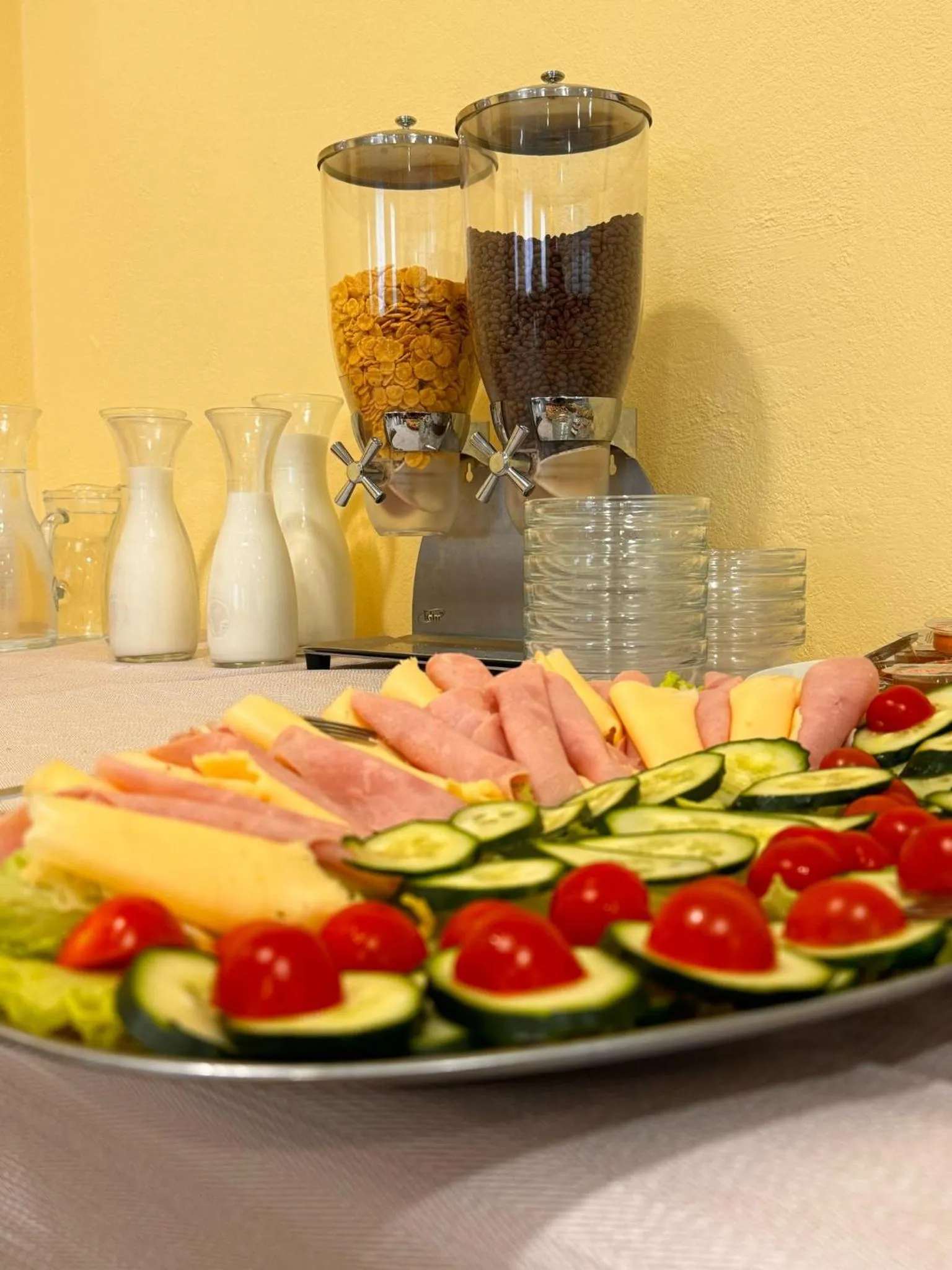 Continental breakfast in Ben Hur Rimini