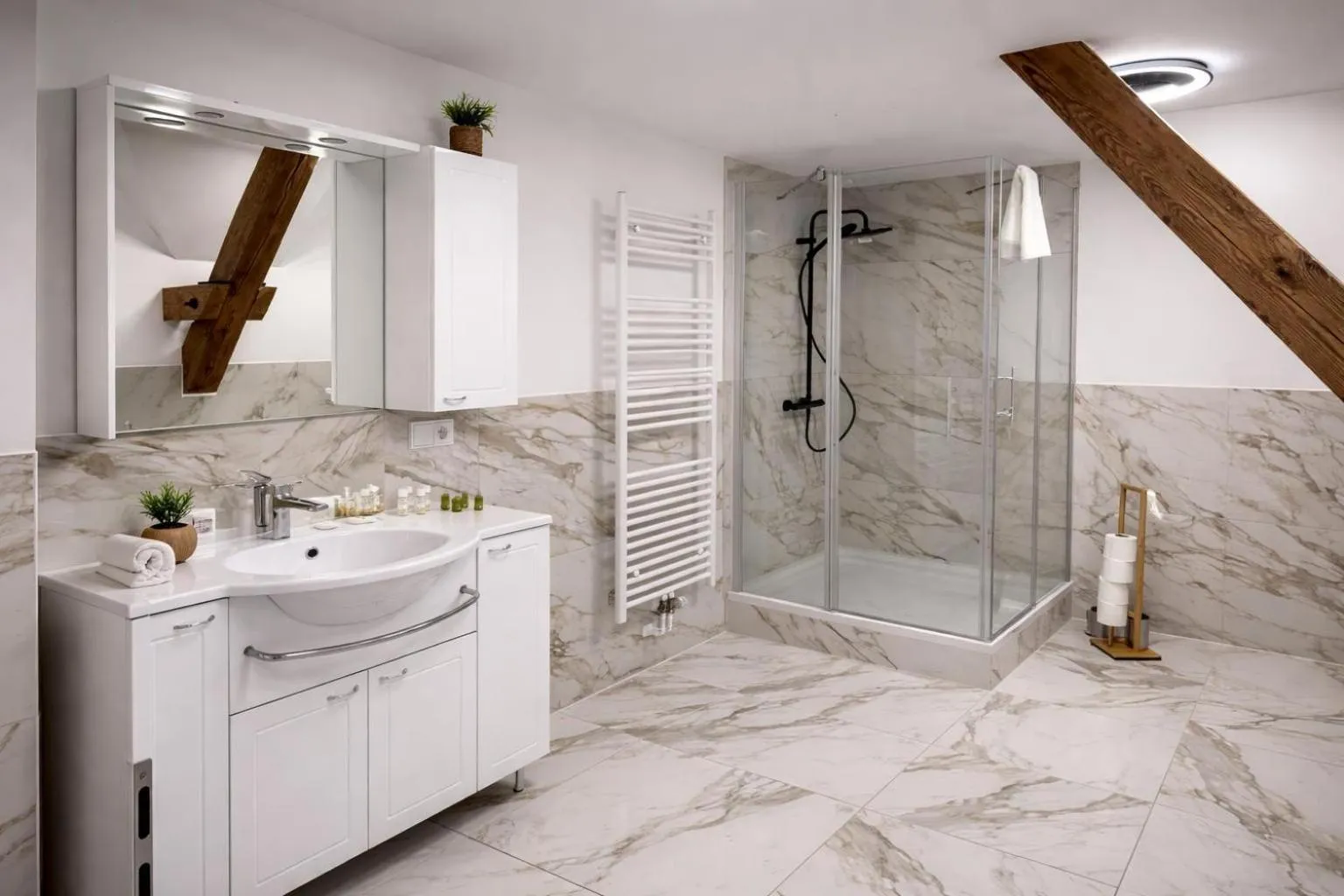 Bathroom in Schloss Krugsdorf Golf & Hotel