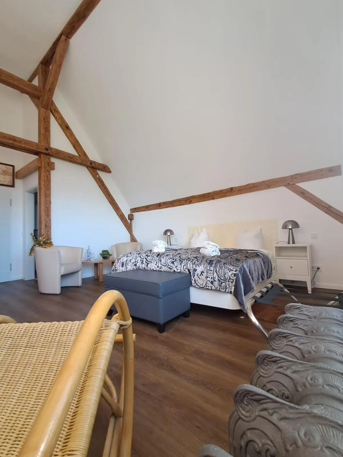 Photo of the whole room, Bed in Schloss Krugsdorf Golf & Hotel