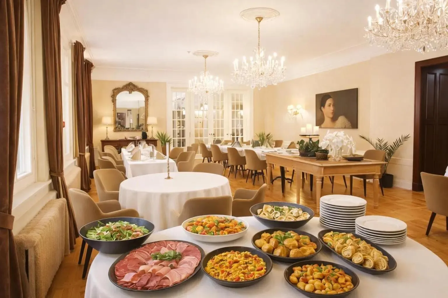 Restaurant/places to eat in Schloss Krugsdorf Golf & Hotel