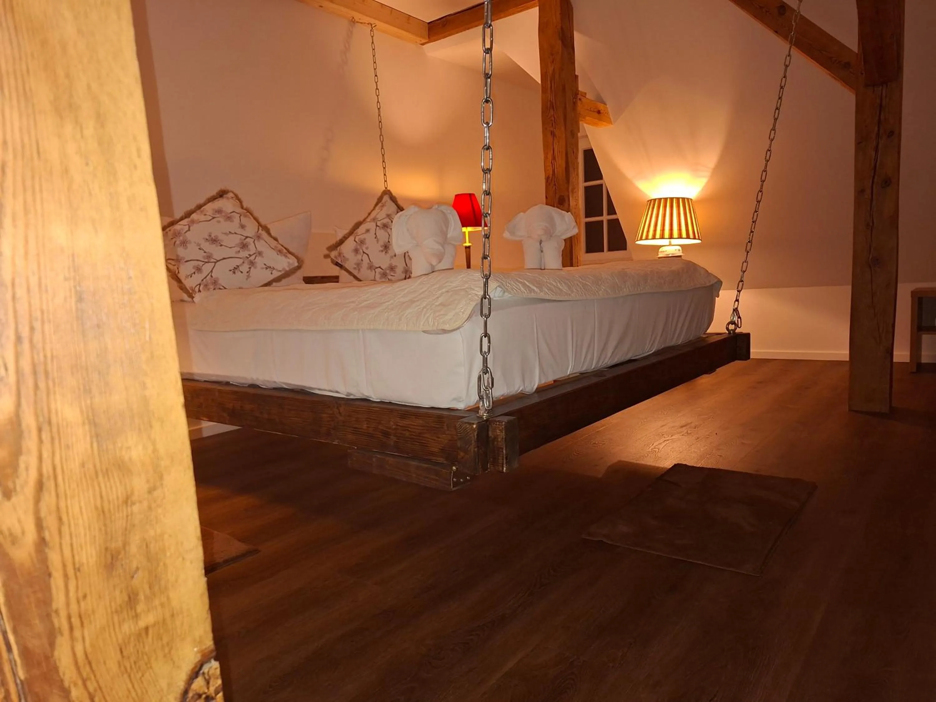 Bed in Schloss Krugsdorf Golf & Hotel