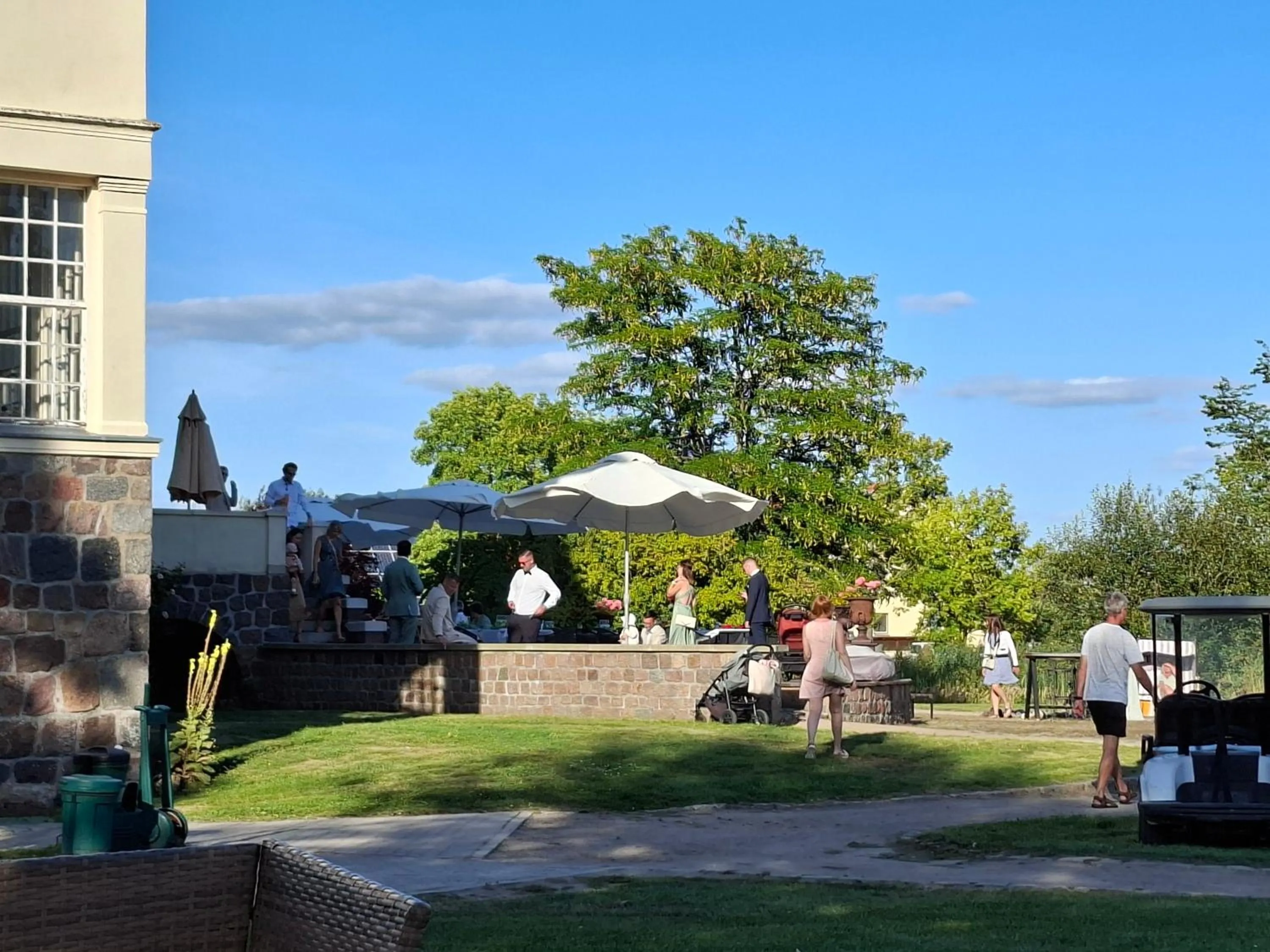 Balcony/Terrace in Schloss Krugsdorf Golf & Hotel
