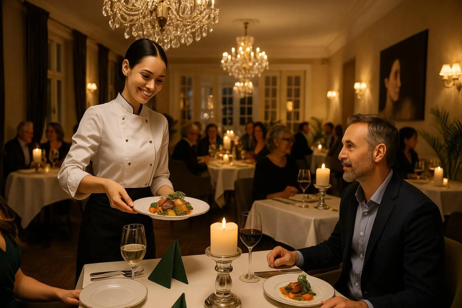 Restaurant/places to eat in Schloss Krugsdorf Golf & Hotel