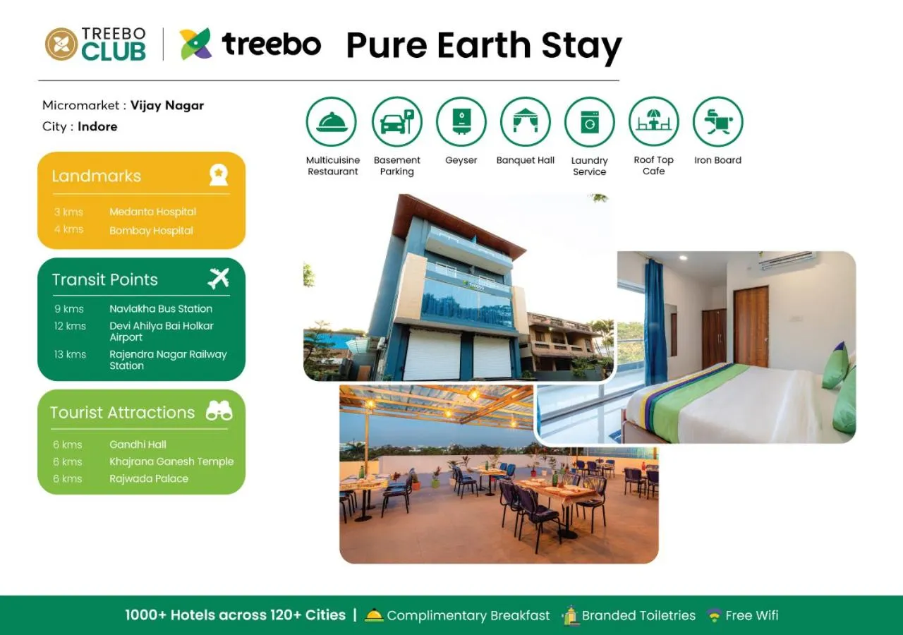 Treebo Pure Earth Stay, Vijay Nagar