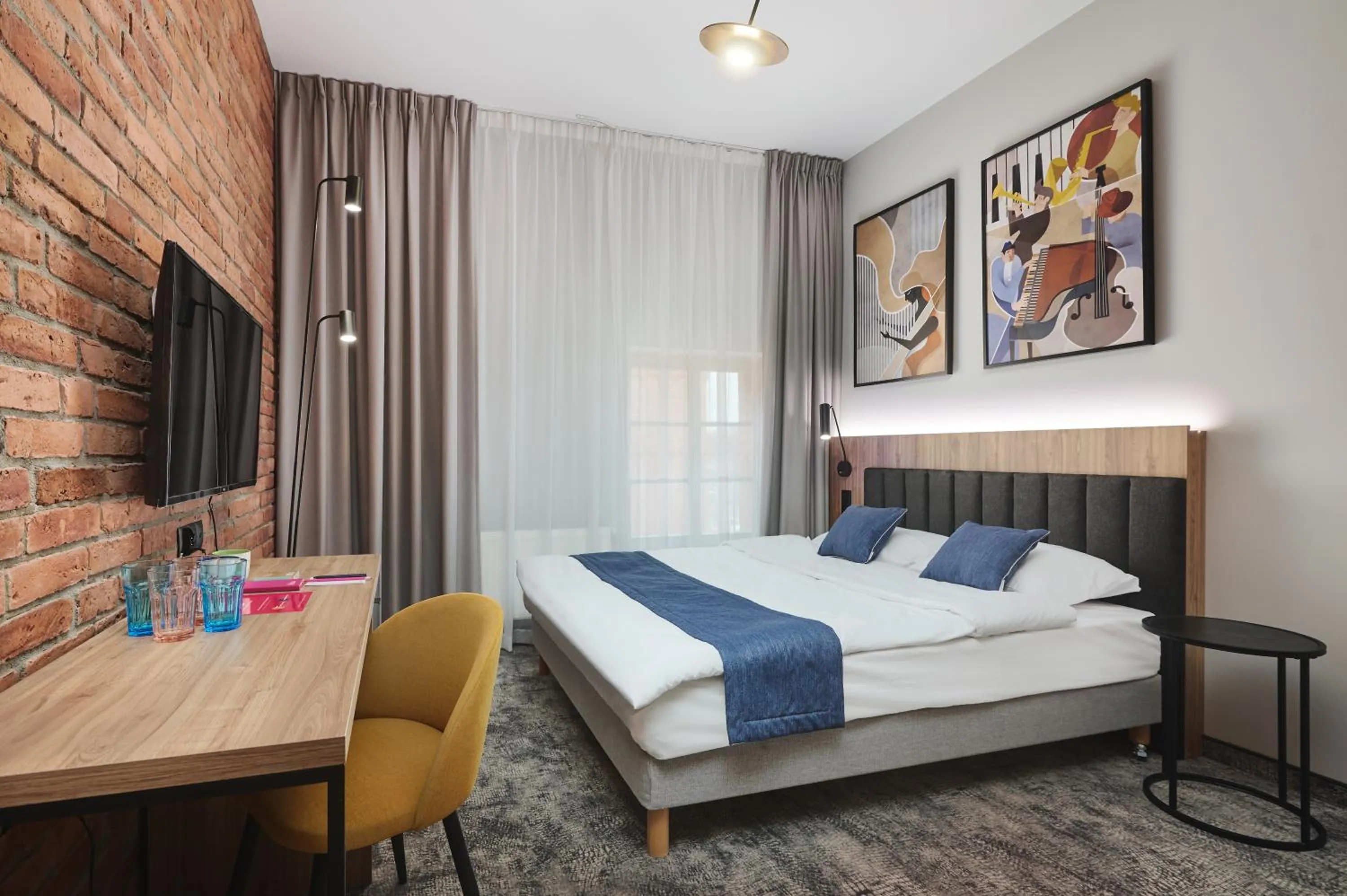 Bed in Hotel Halo Szczecin