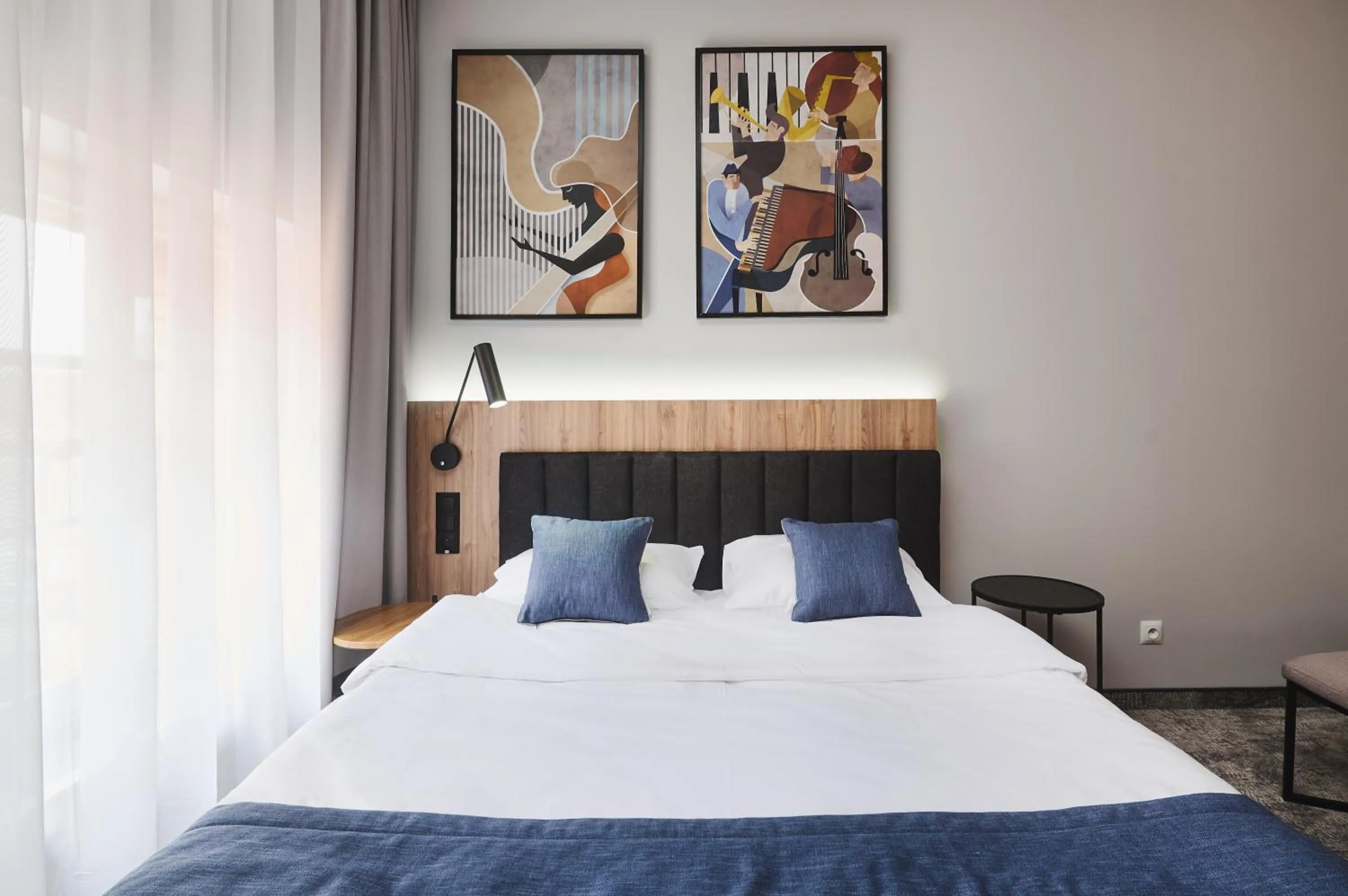 Bed in Hotel Halo Szczecin