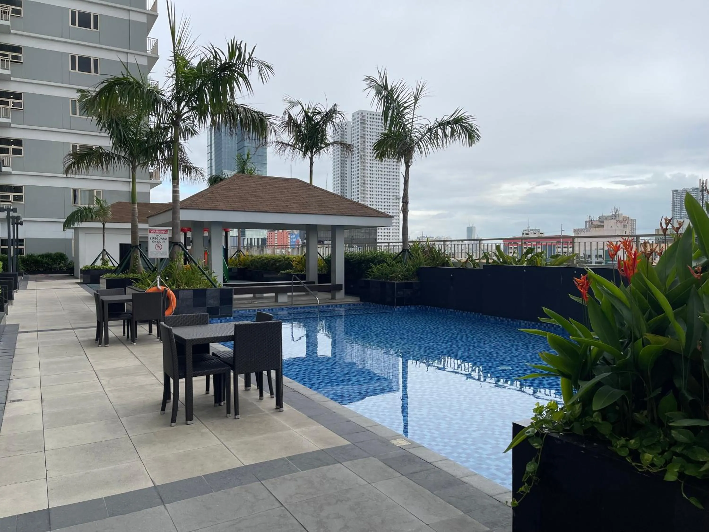Pool view in SMDC Coast Residences
