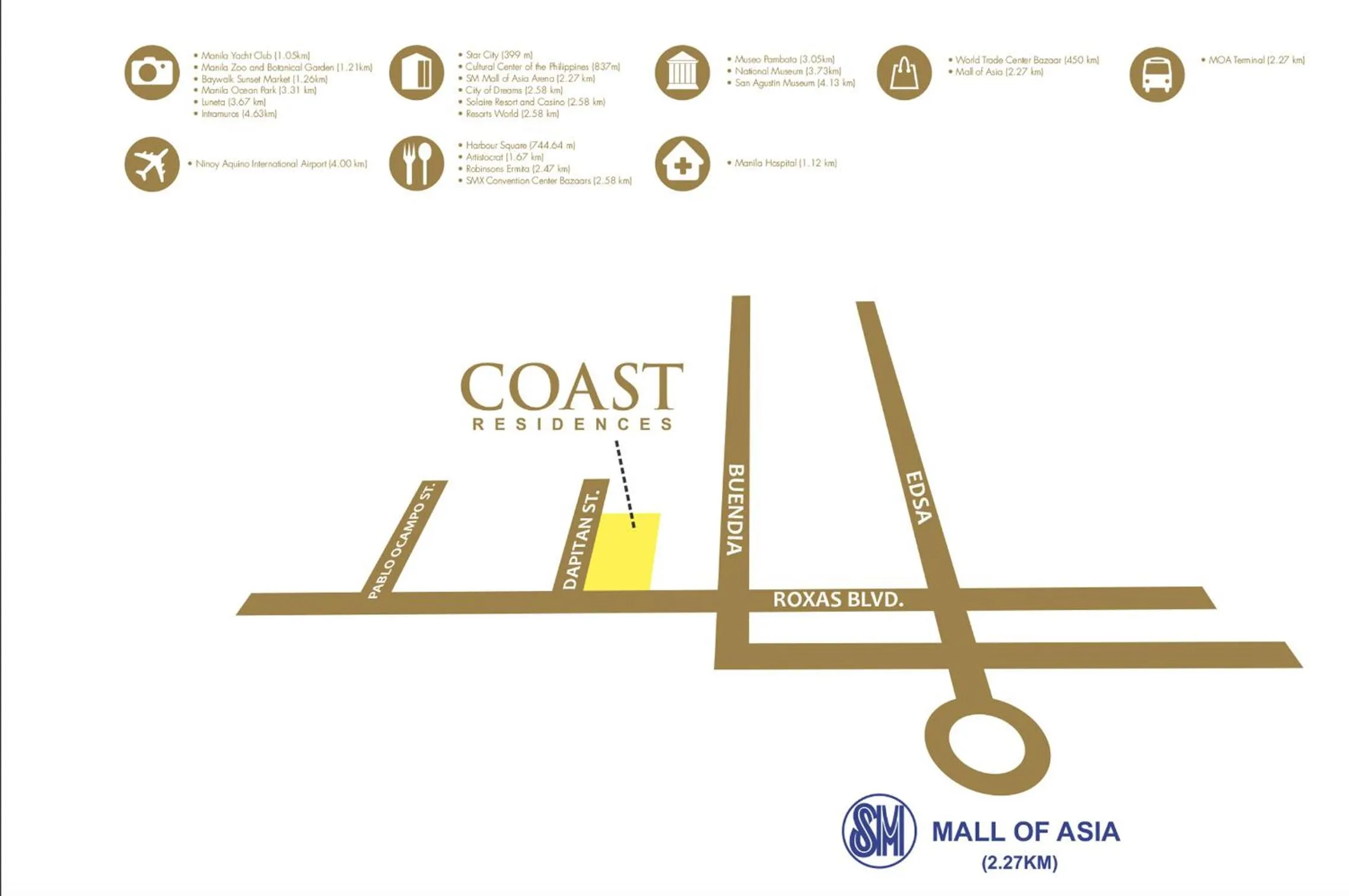 Nearby landmark in SMDC Coast Residences