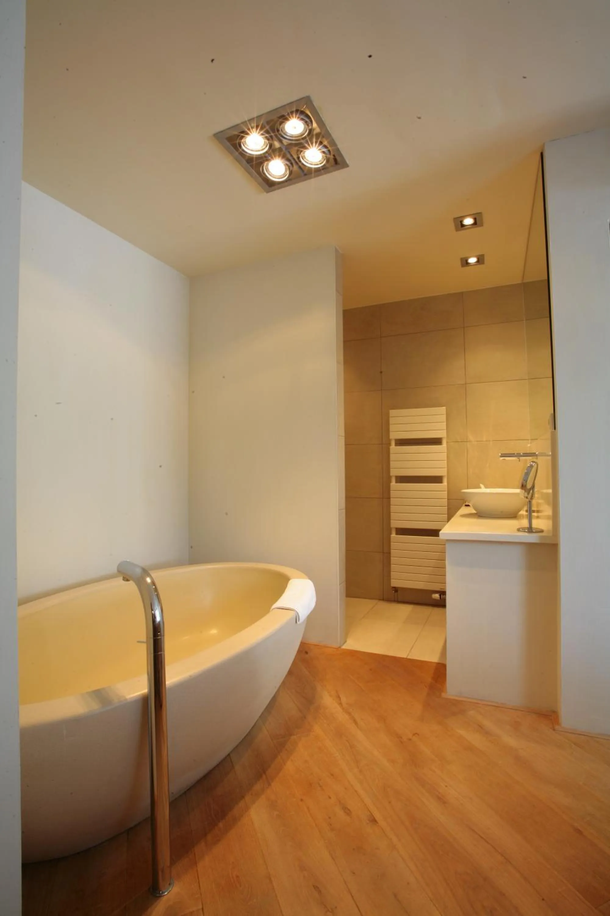 Bathroom in Restaurant Hotel Merlet