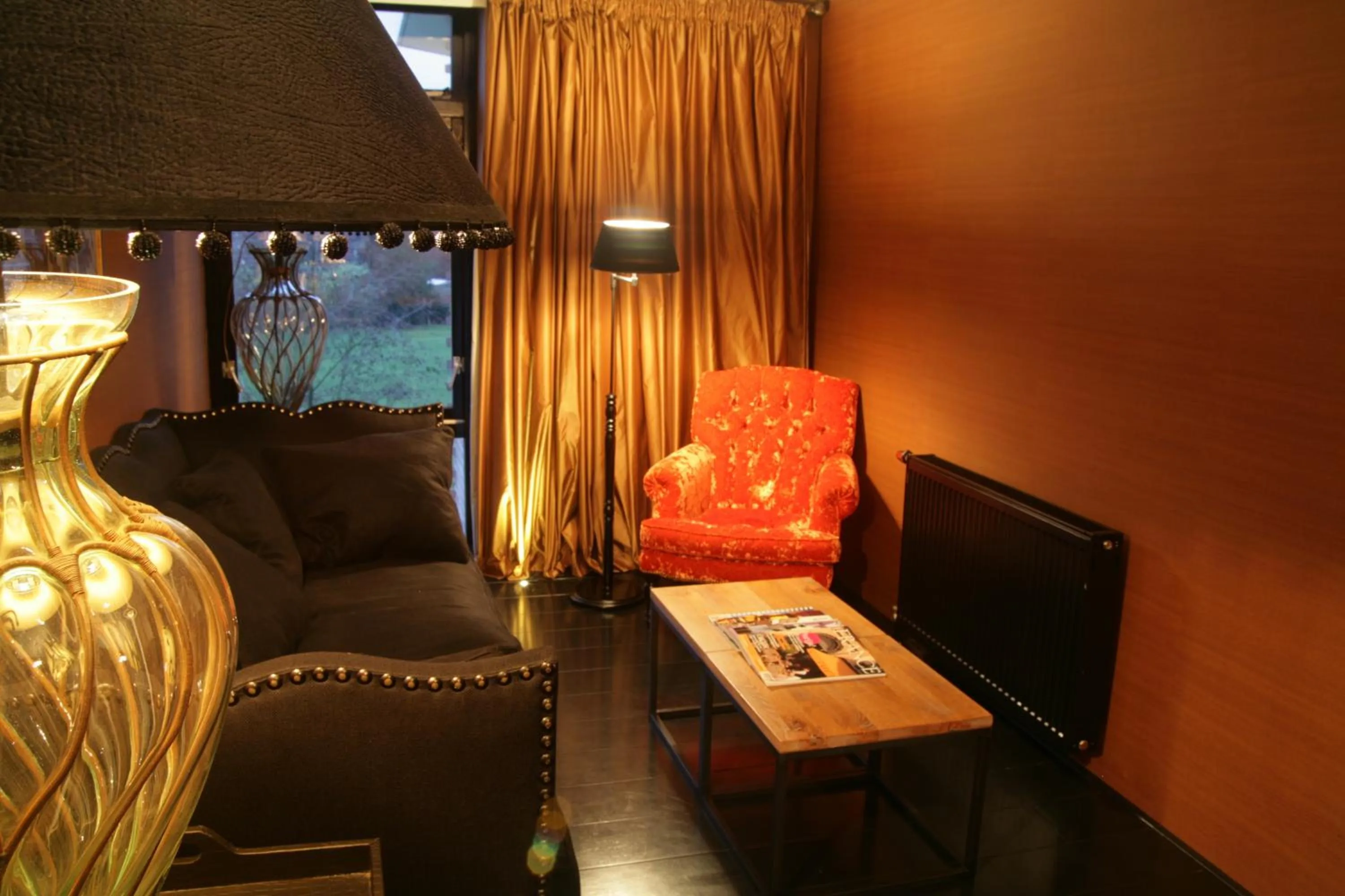 Seating area in Restaurant Hotel Merlet