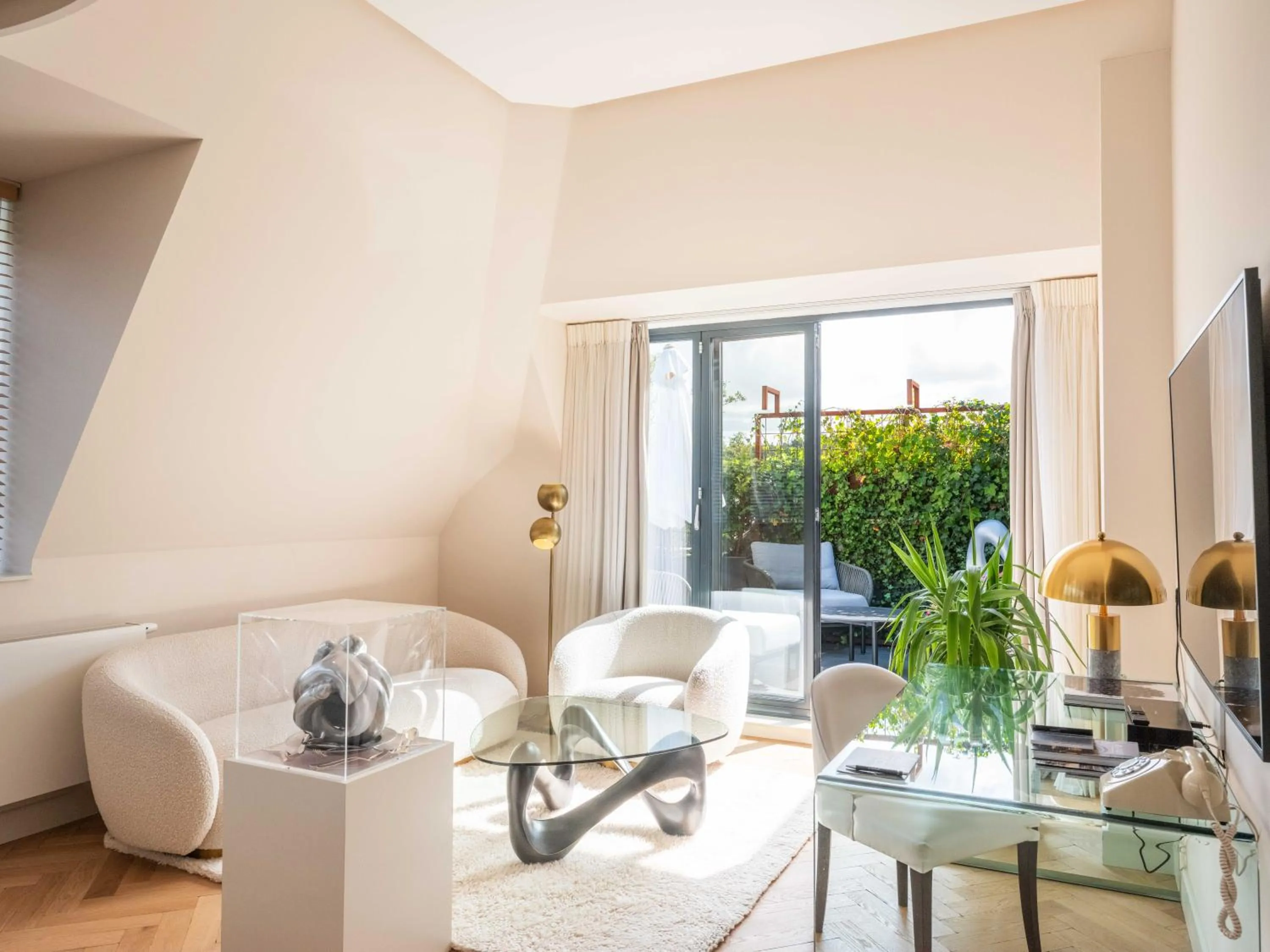 Seating area in Restaurant Hotel Merlet