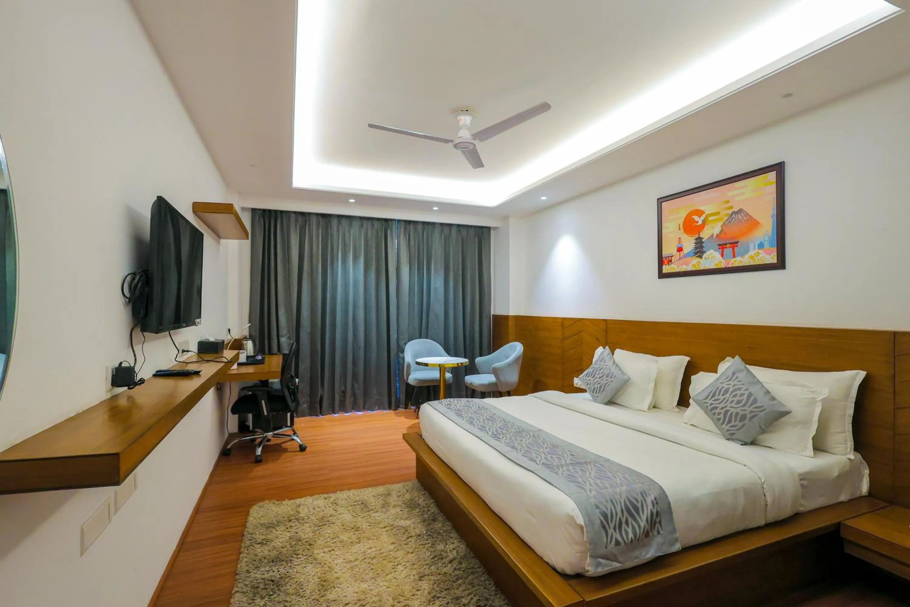 Bed in Nikko Premier - Near Medanta Hospital