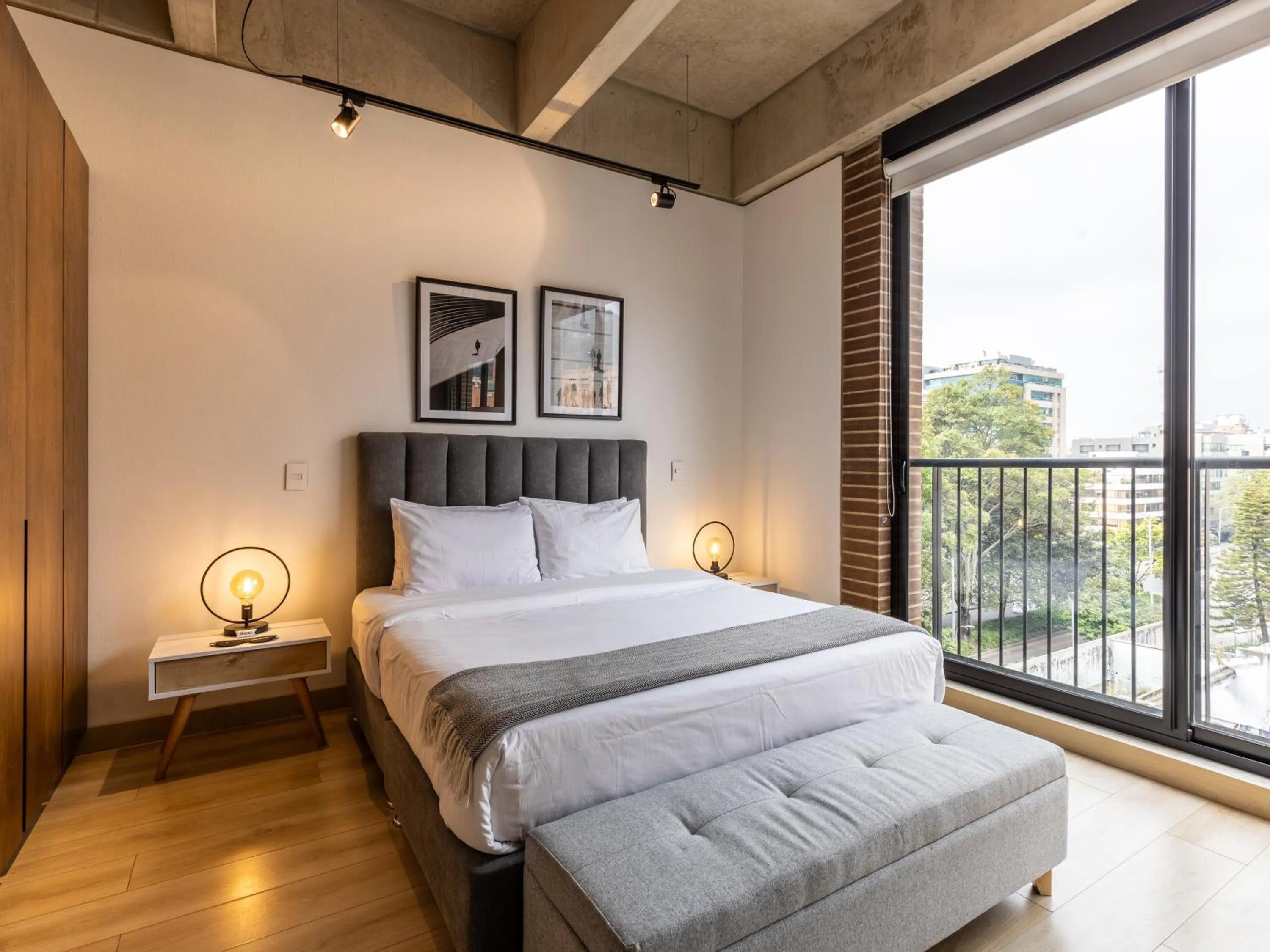 Photo of the whole room, Bed in Canvas By Wynwood House