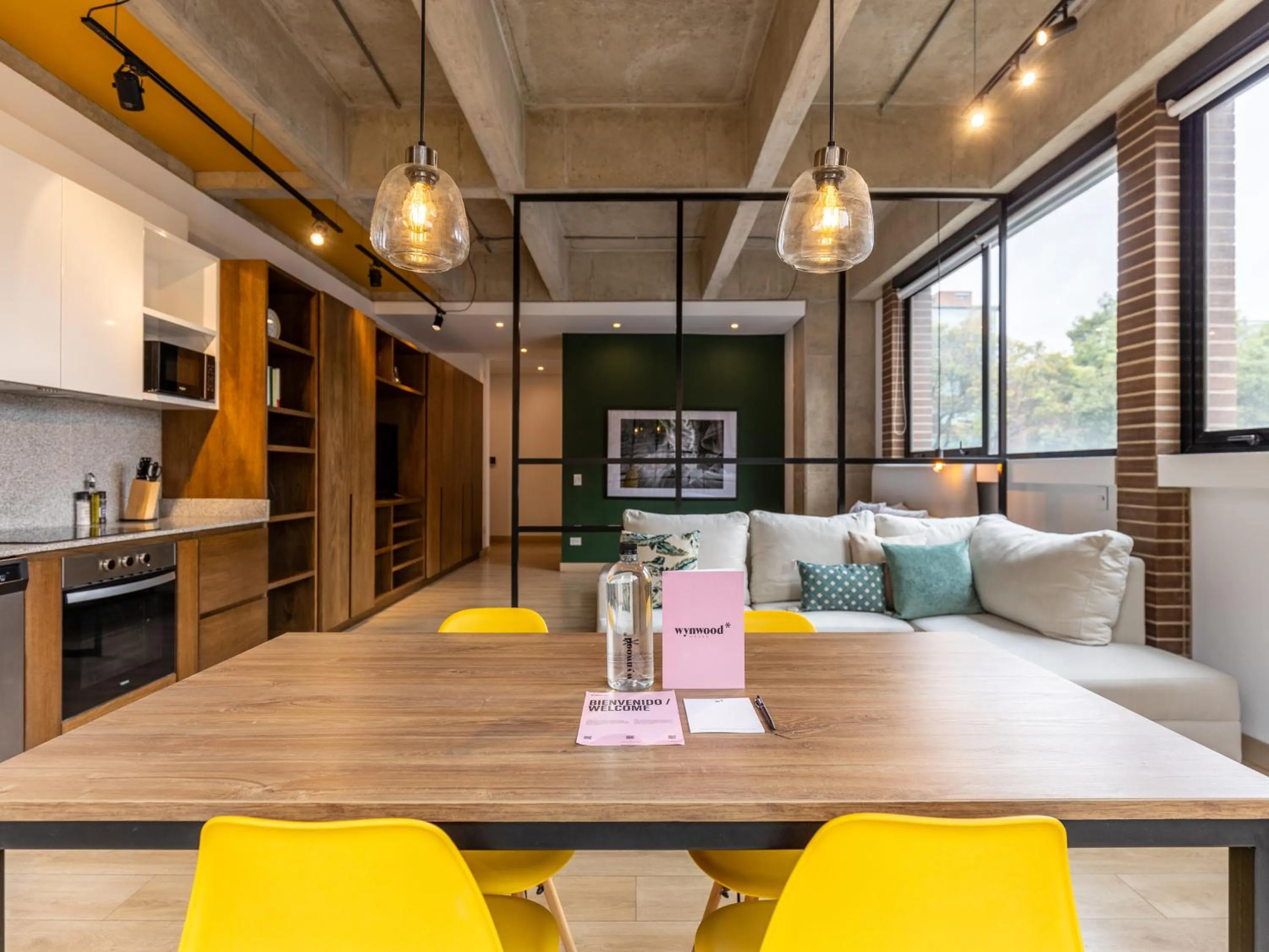 Dining area in Canvas By Wynwood House