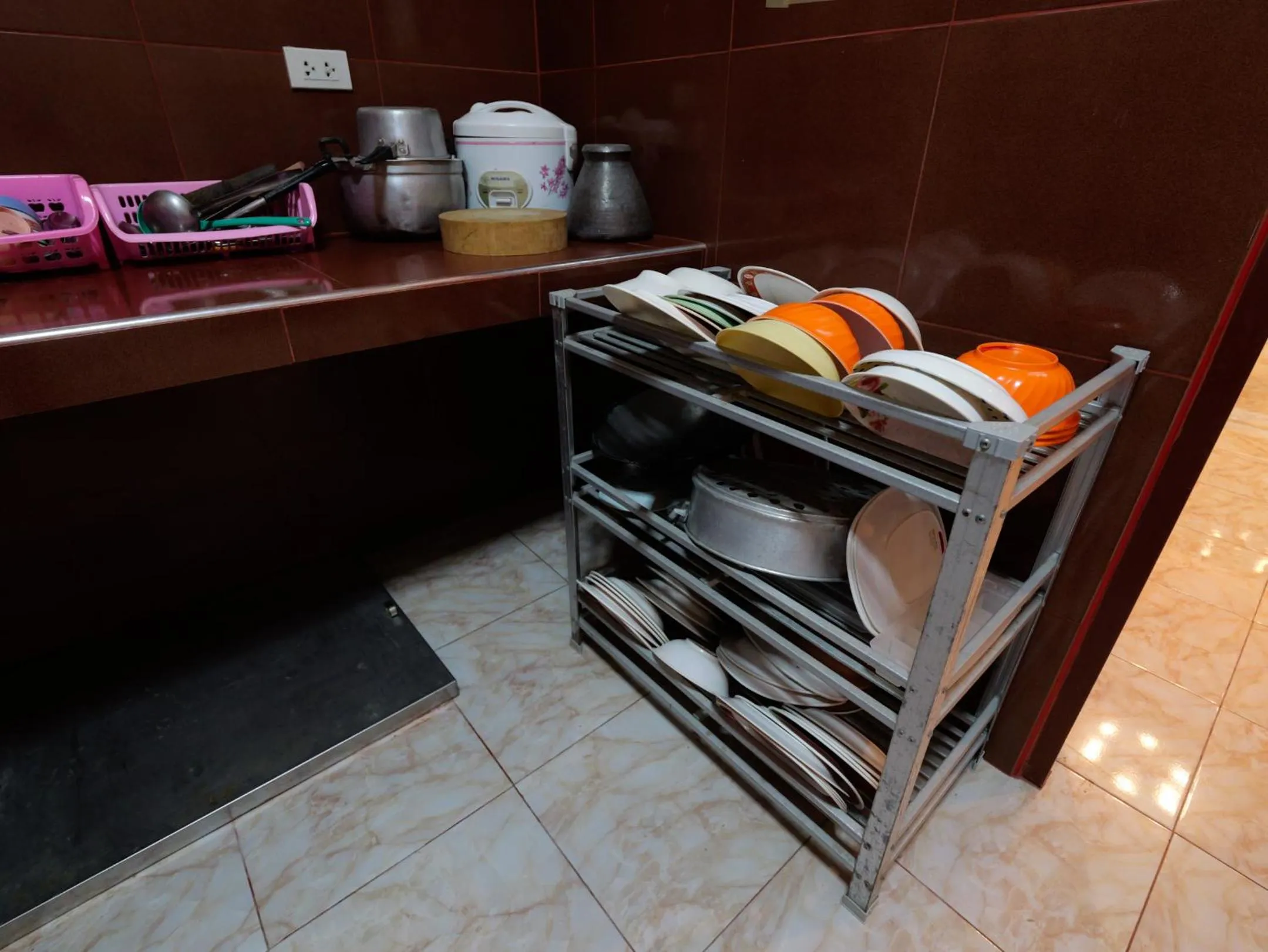 Kitchen or kitchenette in Boonsong Guest House
