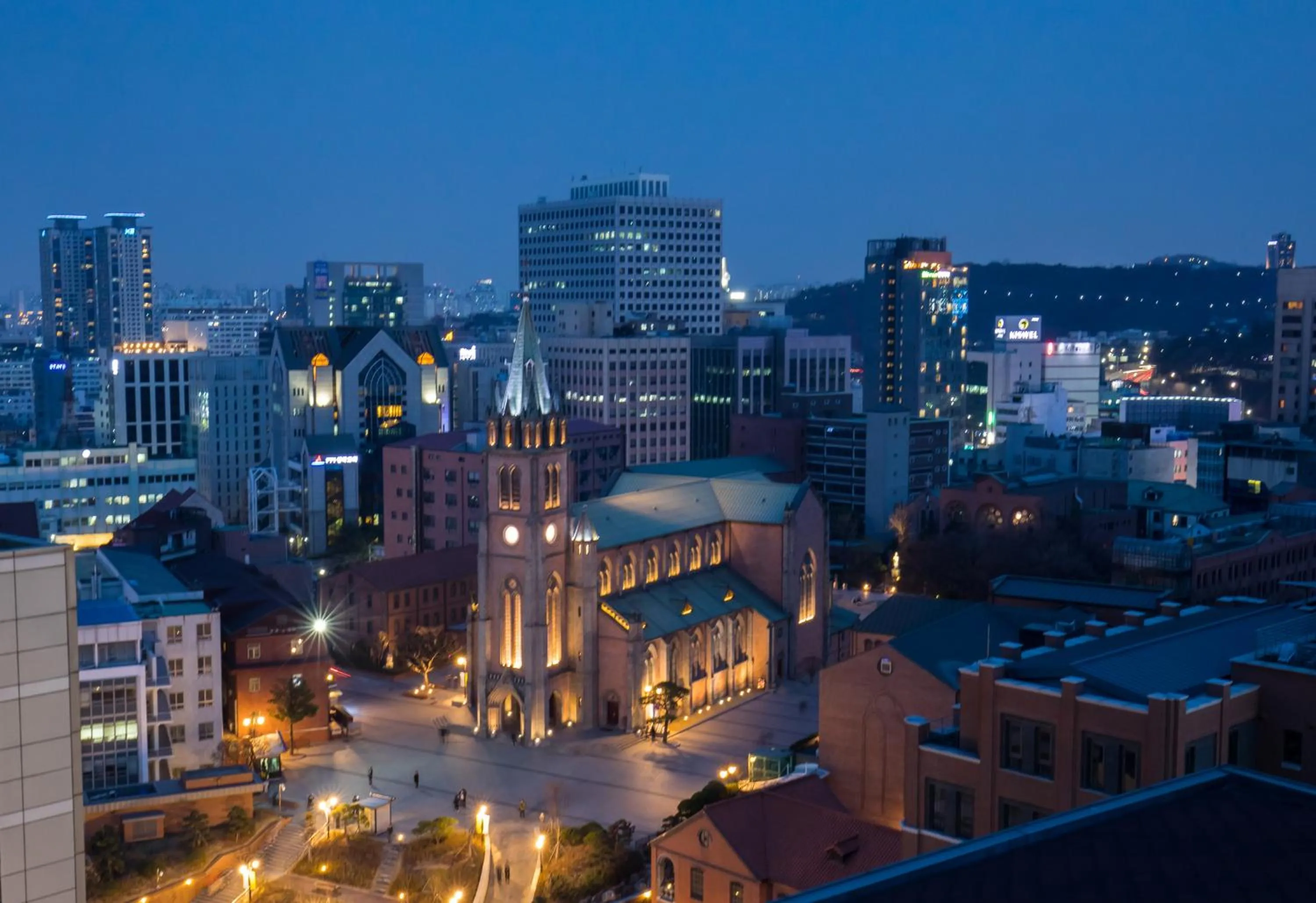 City view in The Stay Hue Myeongdong