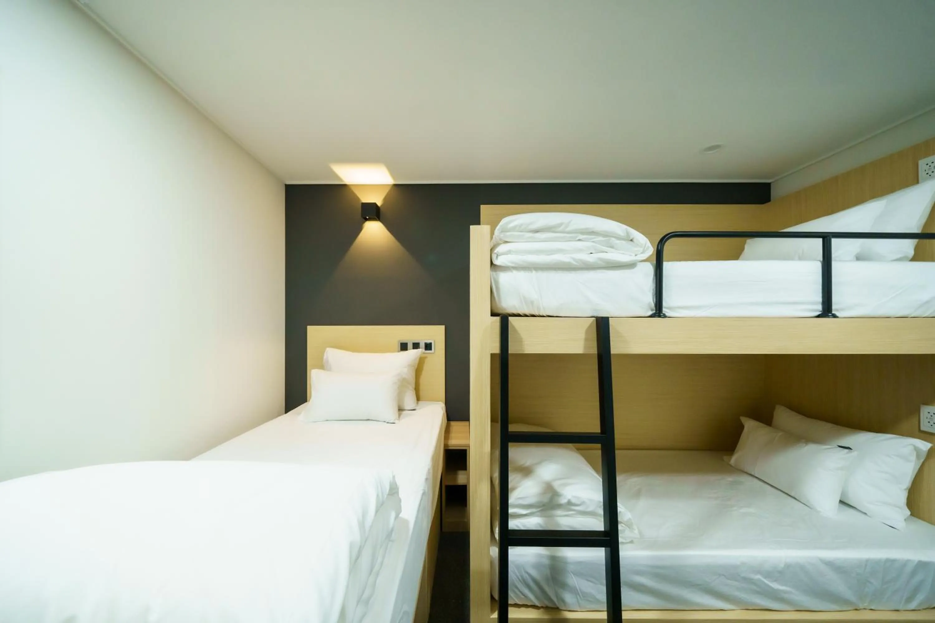 Bed in The Stay Hue Myeongdong