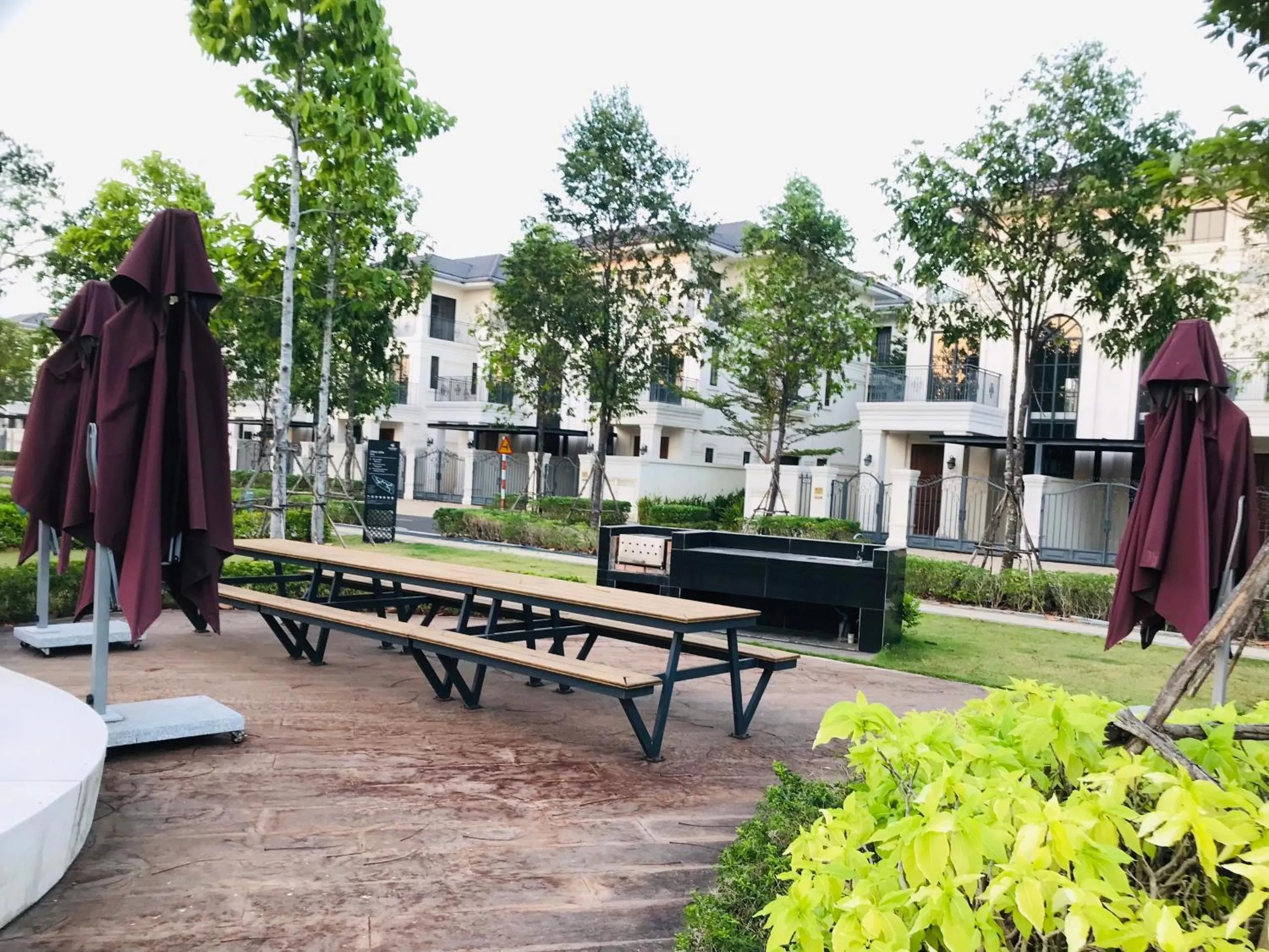 BBQ facilities in Thong Dong Homestay