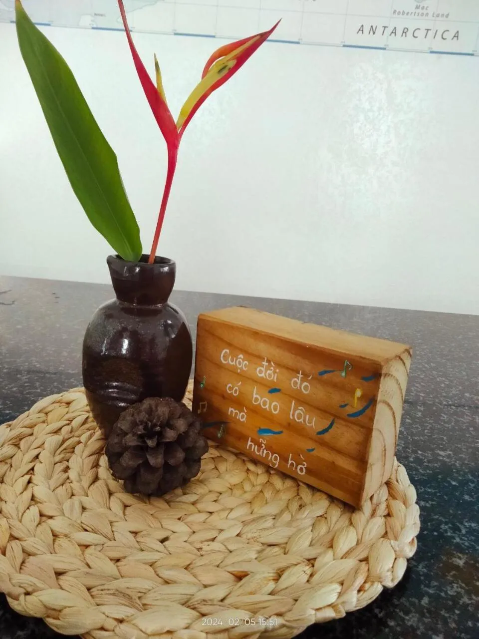 Decorative detail in Thong Dong Homestay