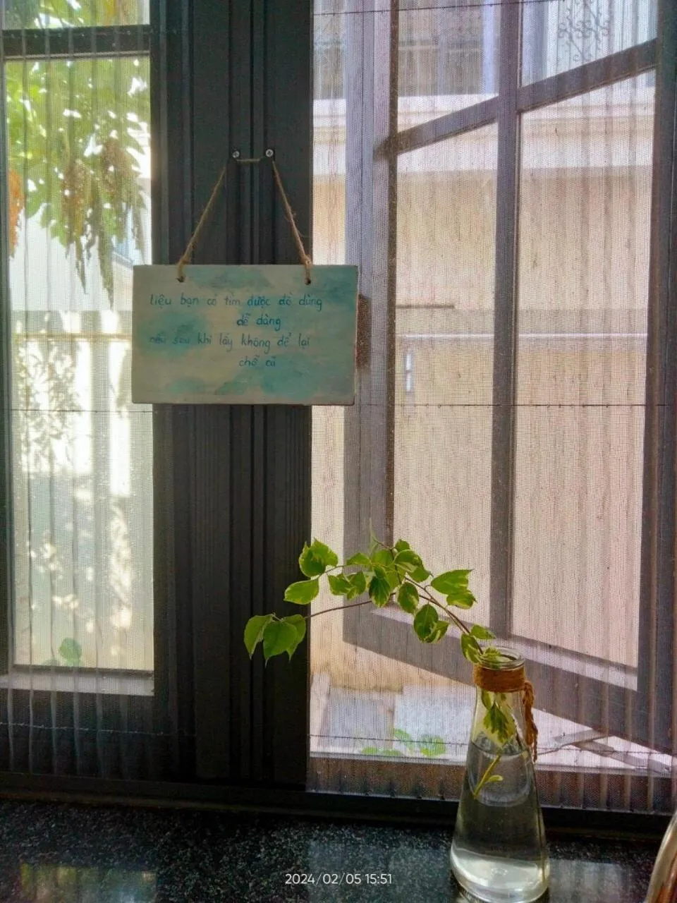 Communal kitchen in Thong Dong Homestay