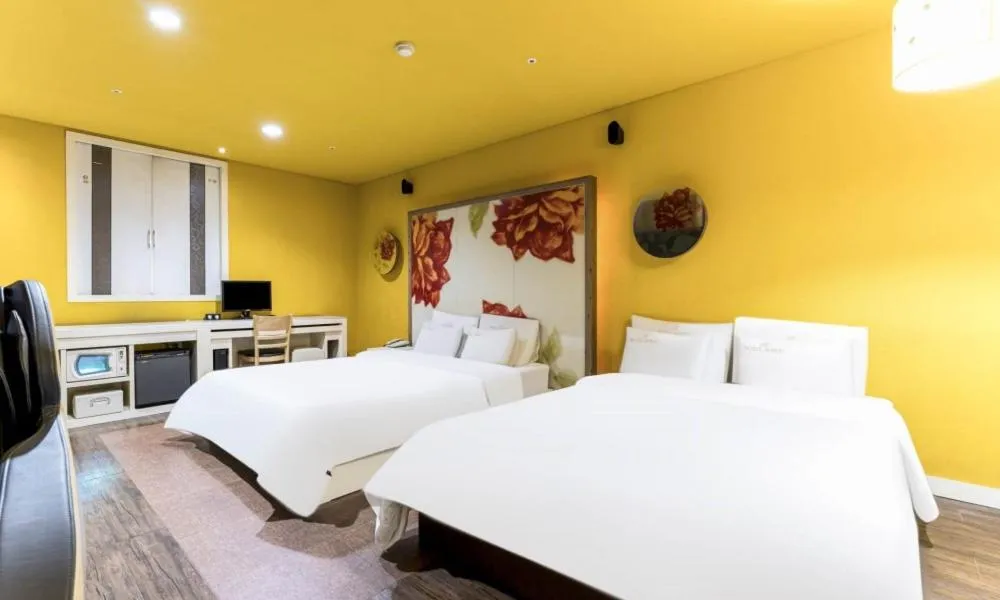 Bed in Dongtan BobosHotel