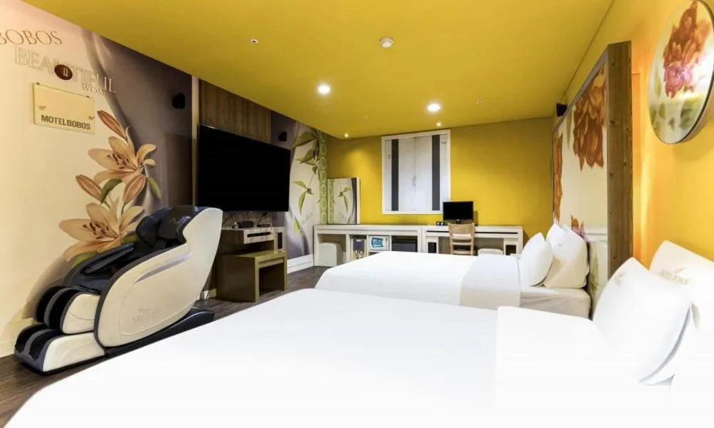 Bed in Dongtan BobosHotel