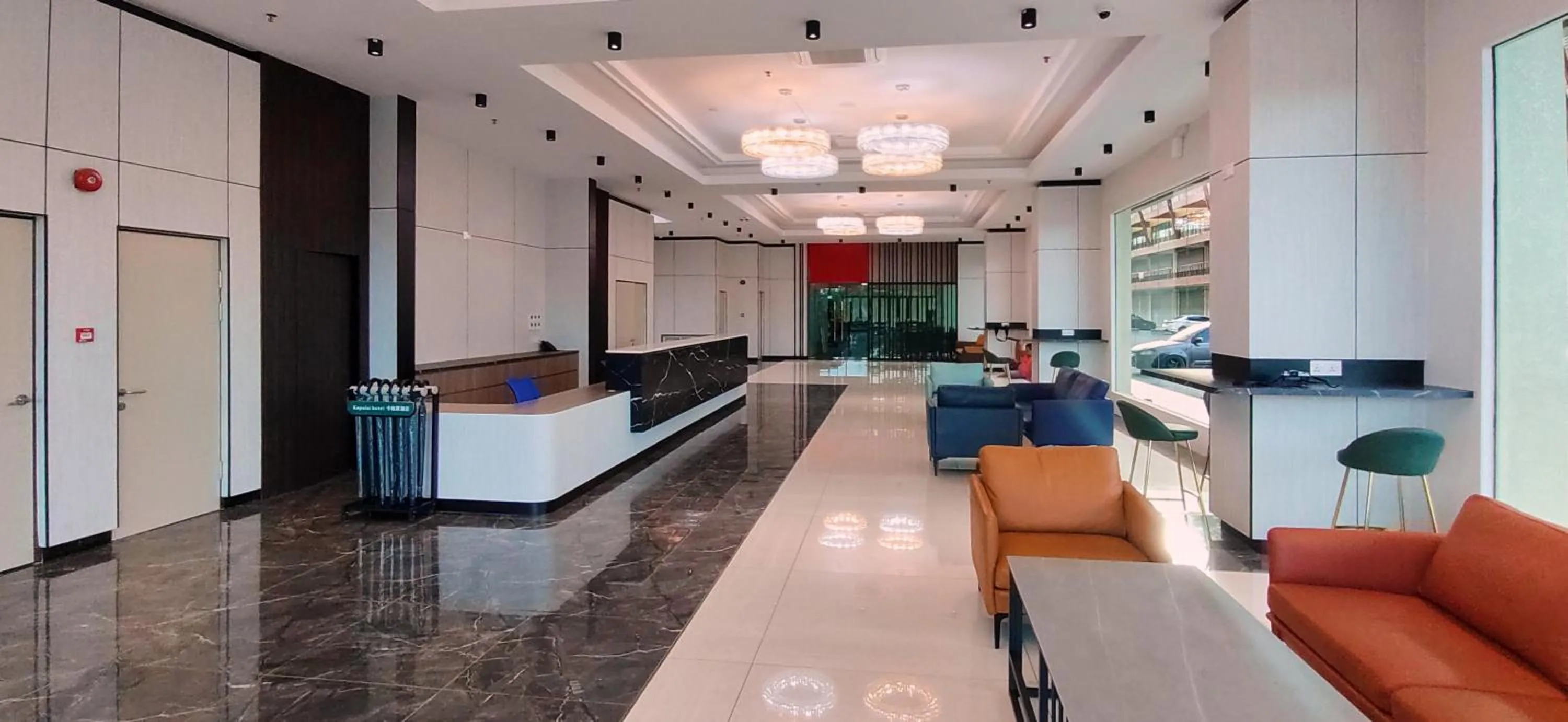 Lobby or reception in Hotel Kapalai Semporna