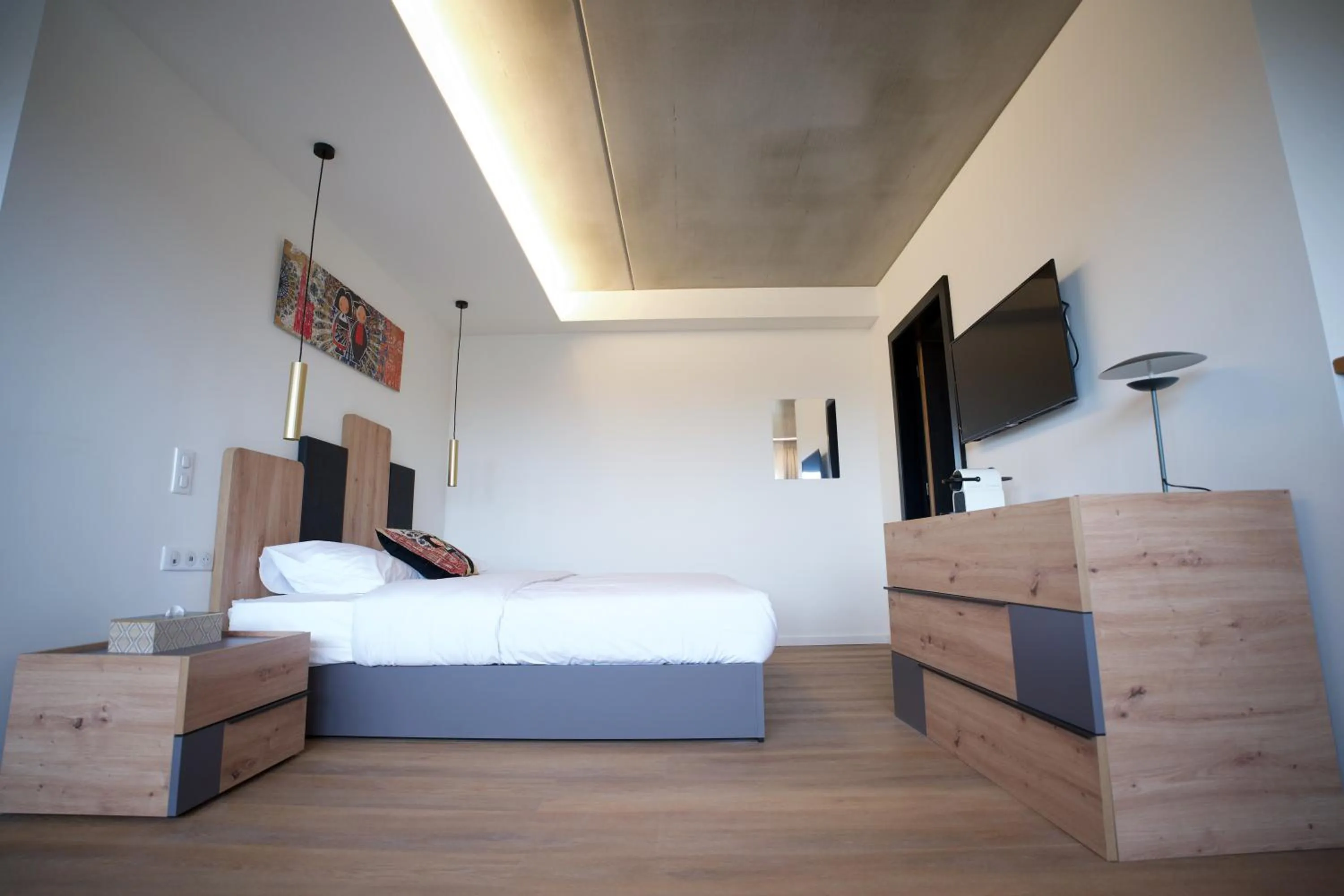 Photo of the whole room, Bed in Arrow Hôtel