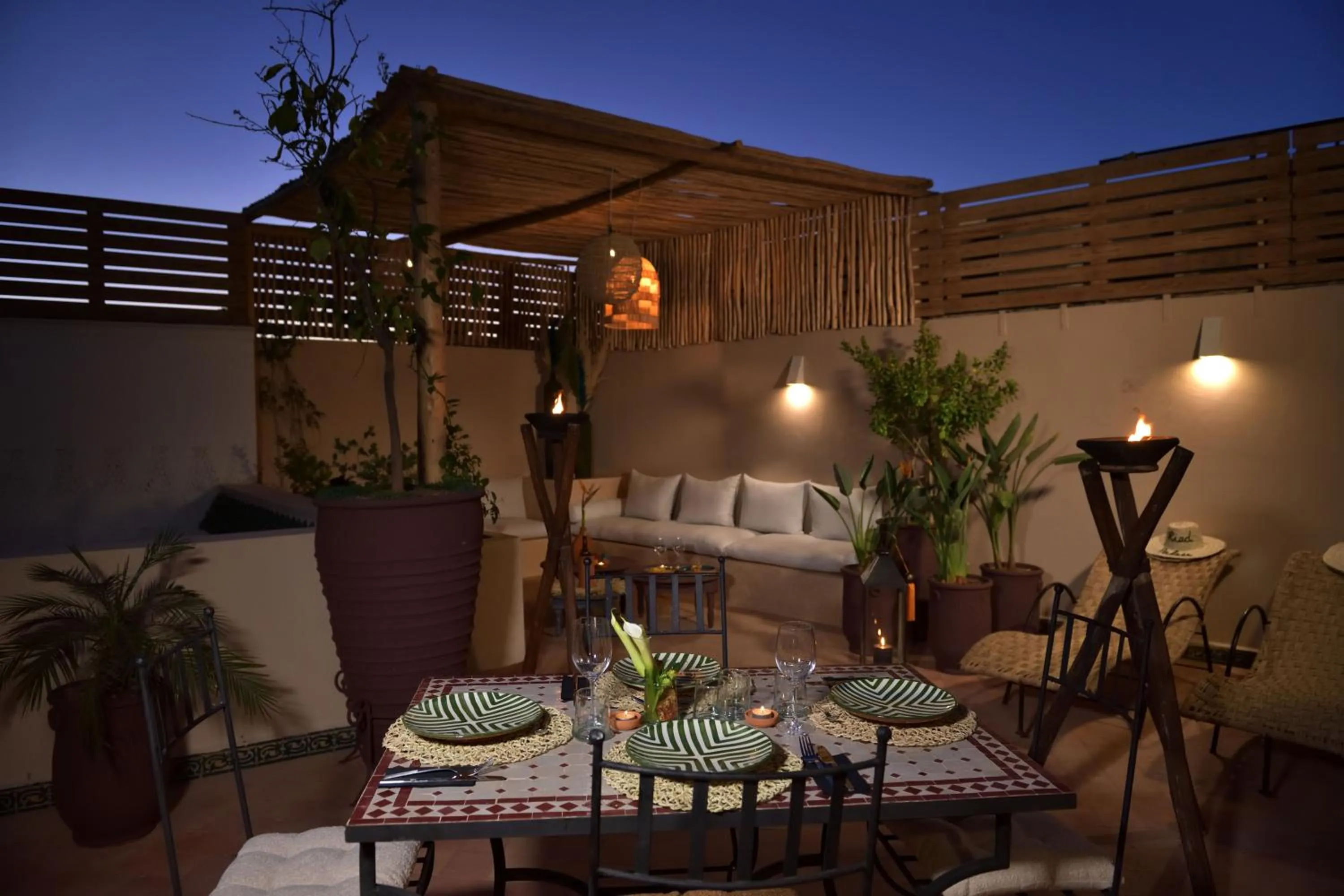 Patio in Riad Palau Marrakech