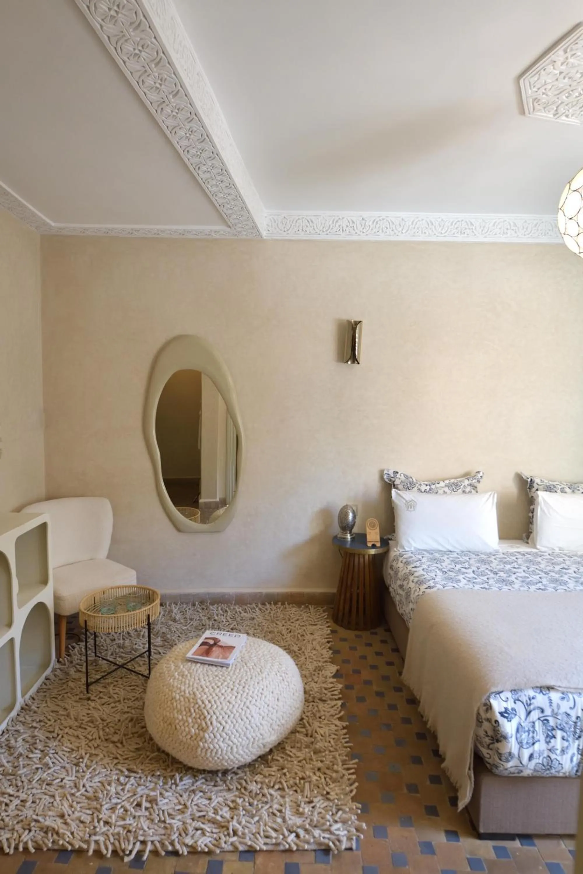 Bed in Riad Palau Marrakech