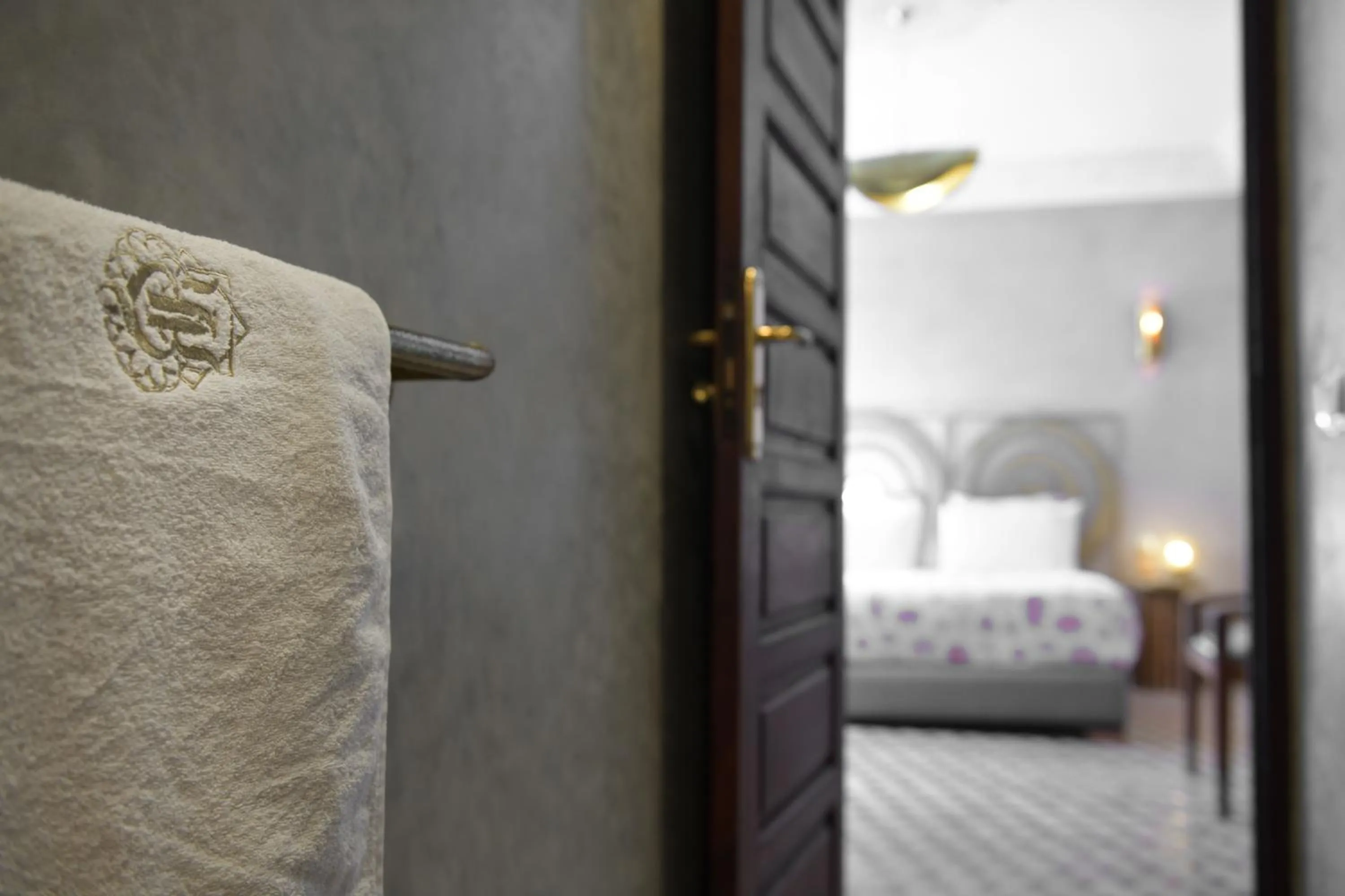 Bedroom, Bed in Riad Palau Marrakech