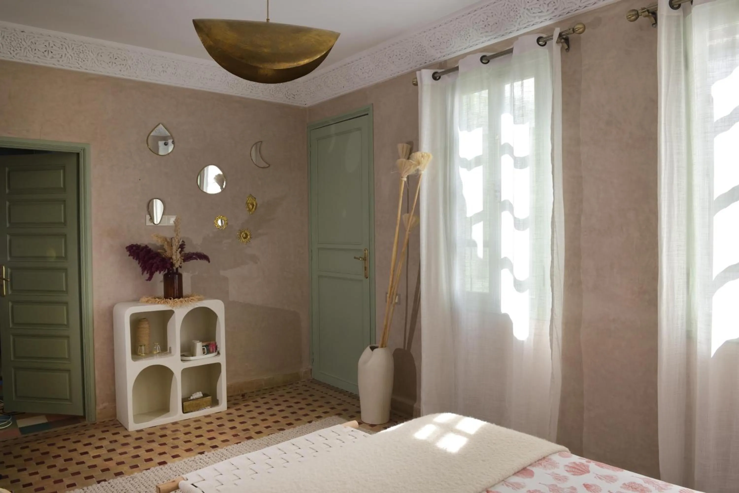 Bed in Riad Palau Marrakech