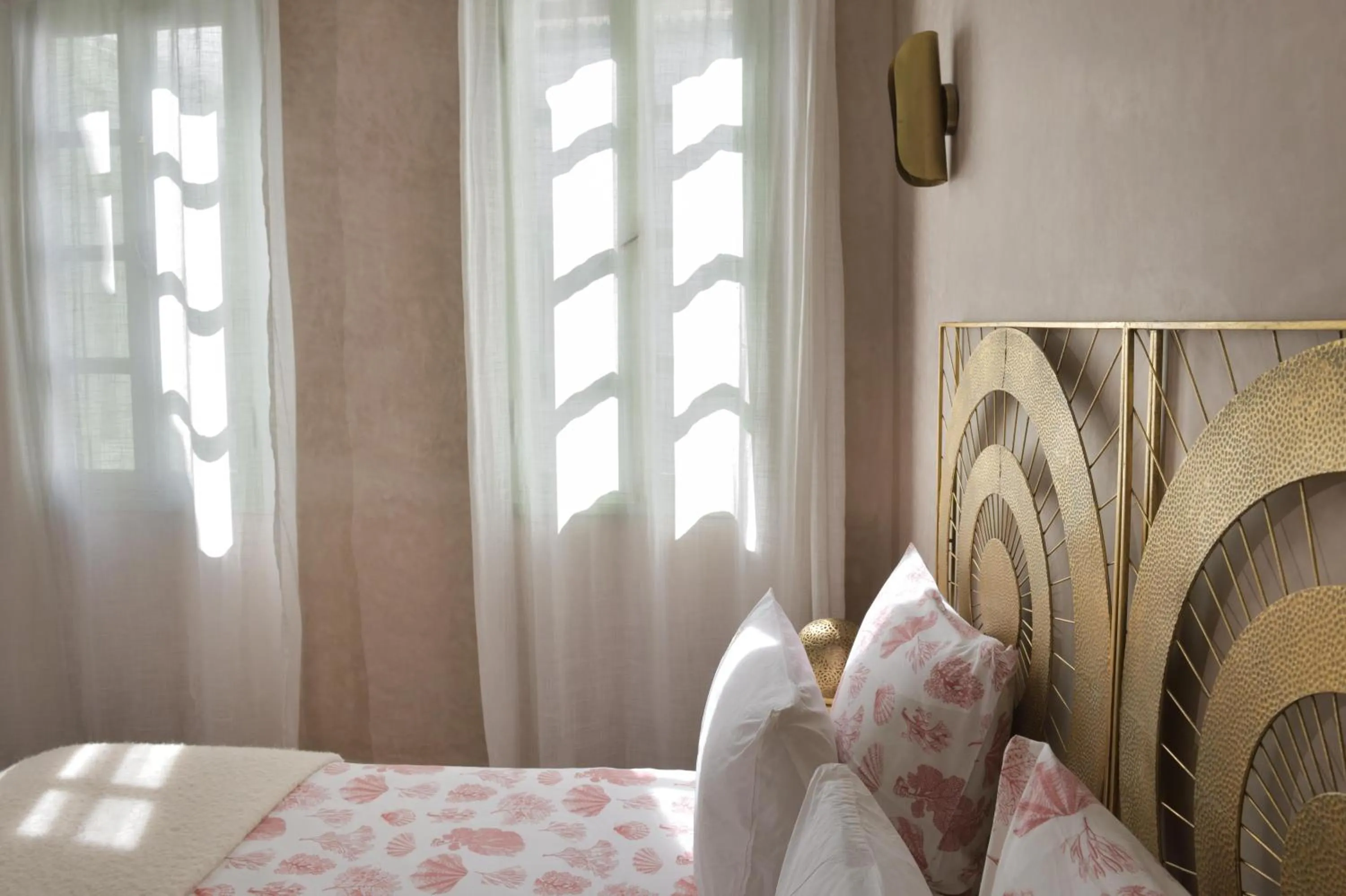 Bed in Riad Palau Marrakech