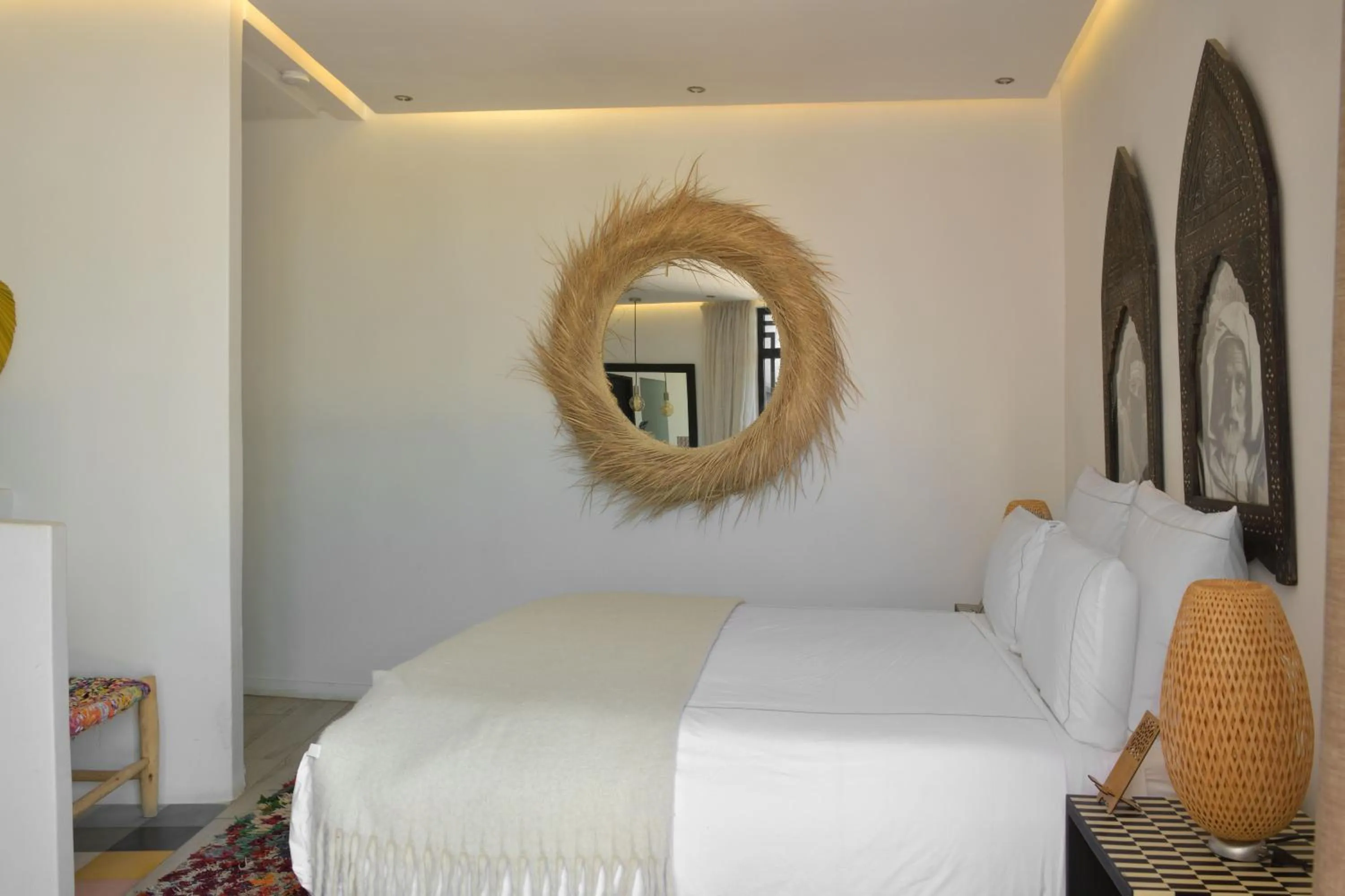 Bed in Riad Palau Marrakech