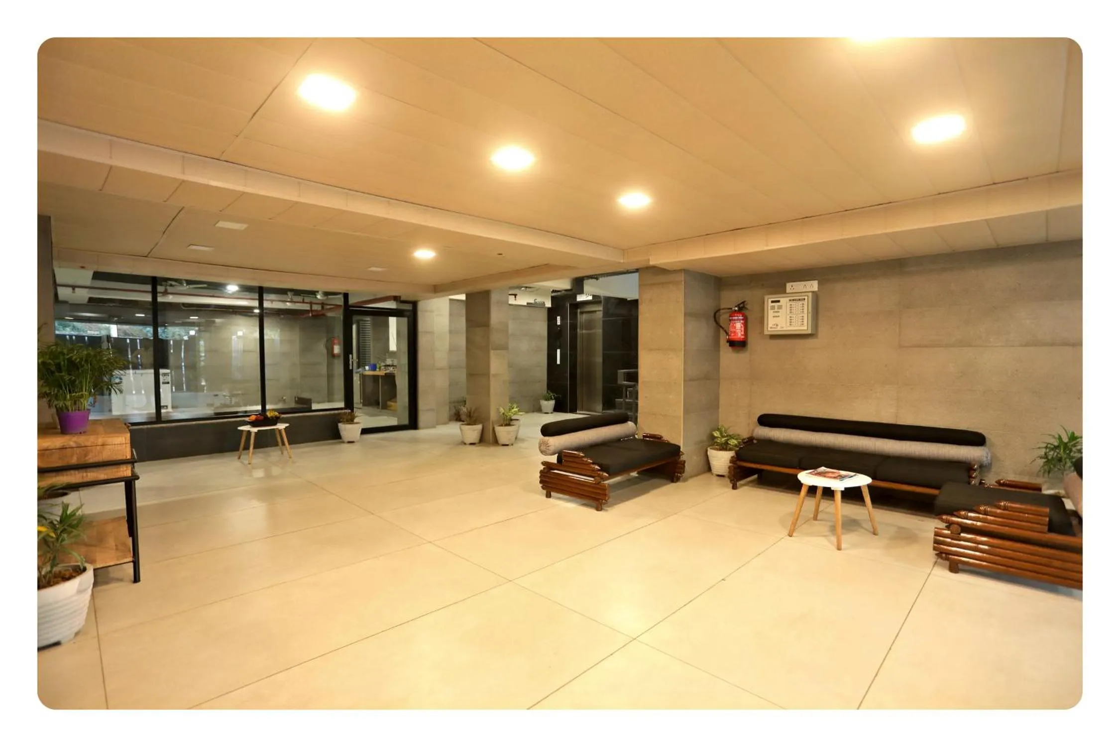 Lobby or reception in KRYC Luxury Living near Indraprastha Apollo Hospital
