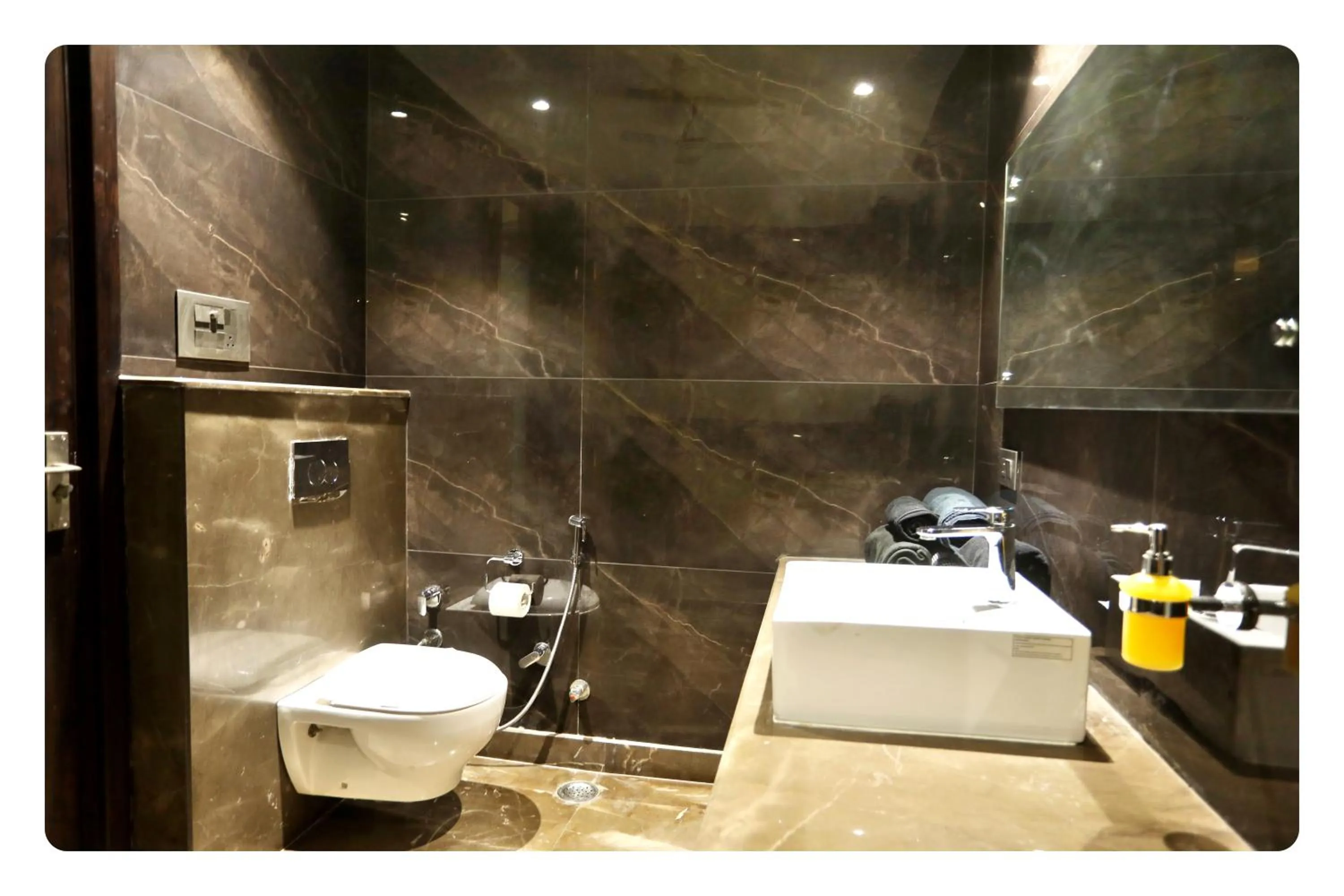 Bathroom in KRYC Luxury Living near Indraprastha Apollo Hospital