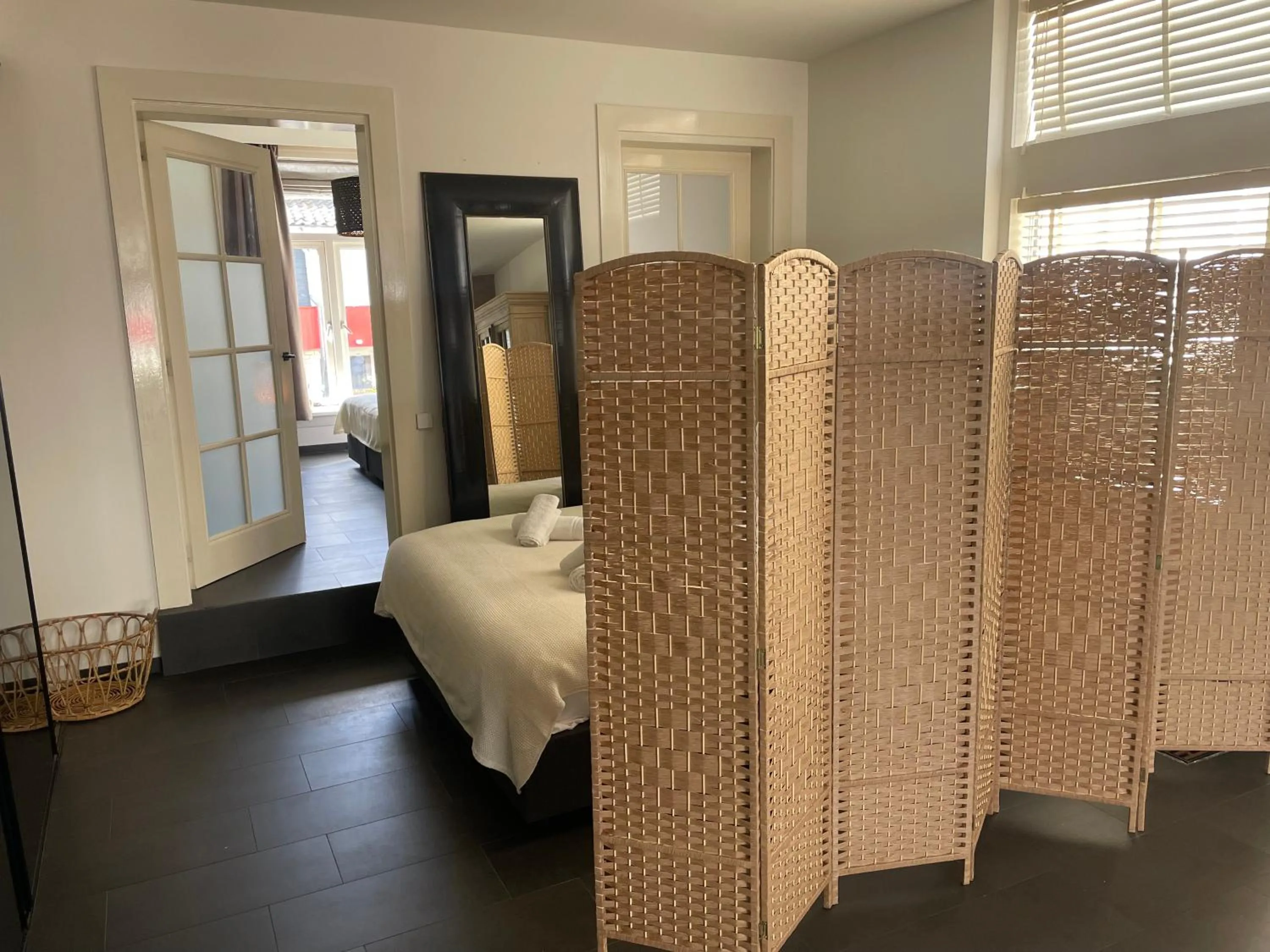 Bed in Hotel Doppenberg