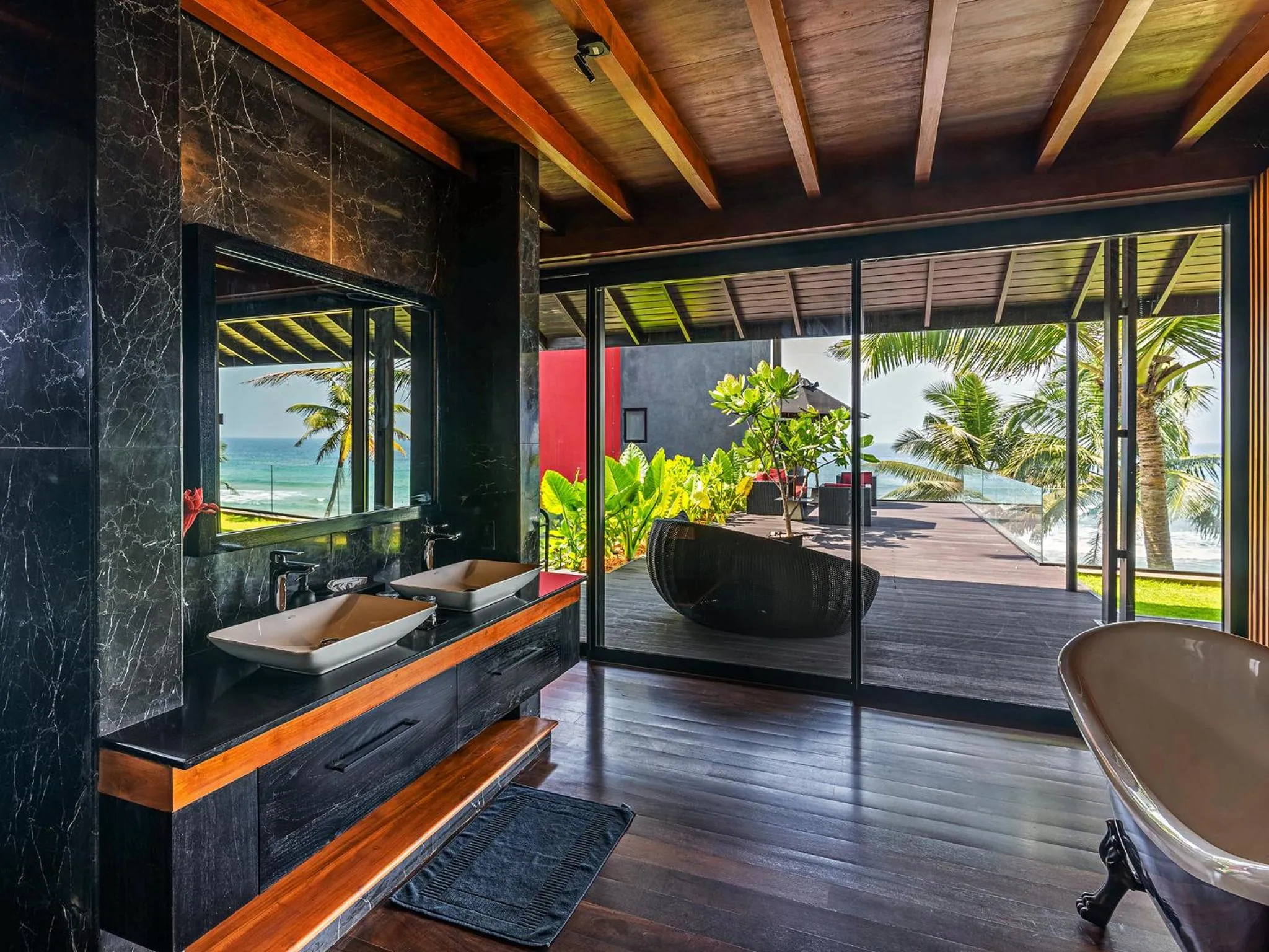 Bathroom in DORMERO Hotel Sri Lanka Hikkaduwa Beach