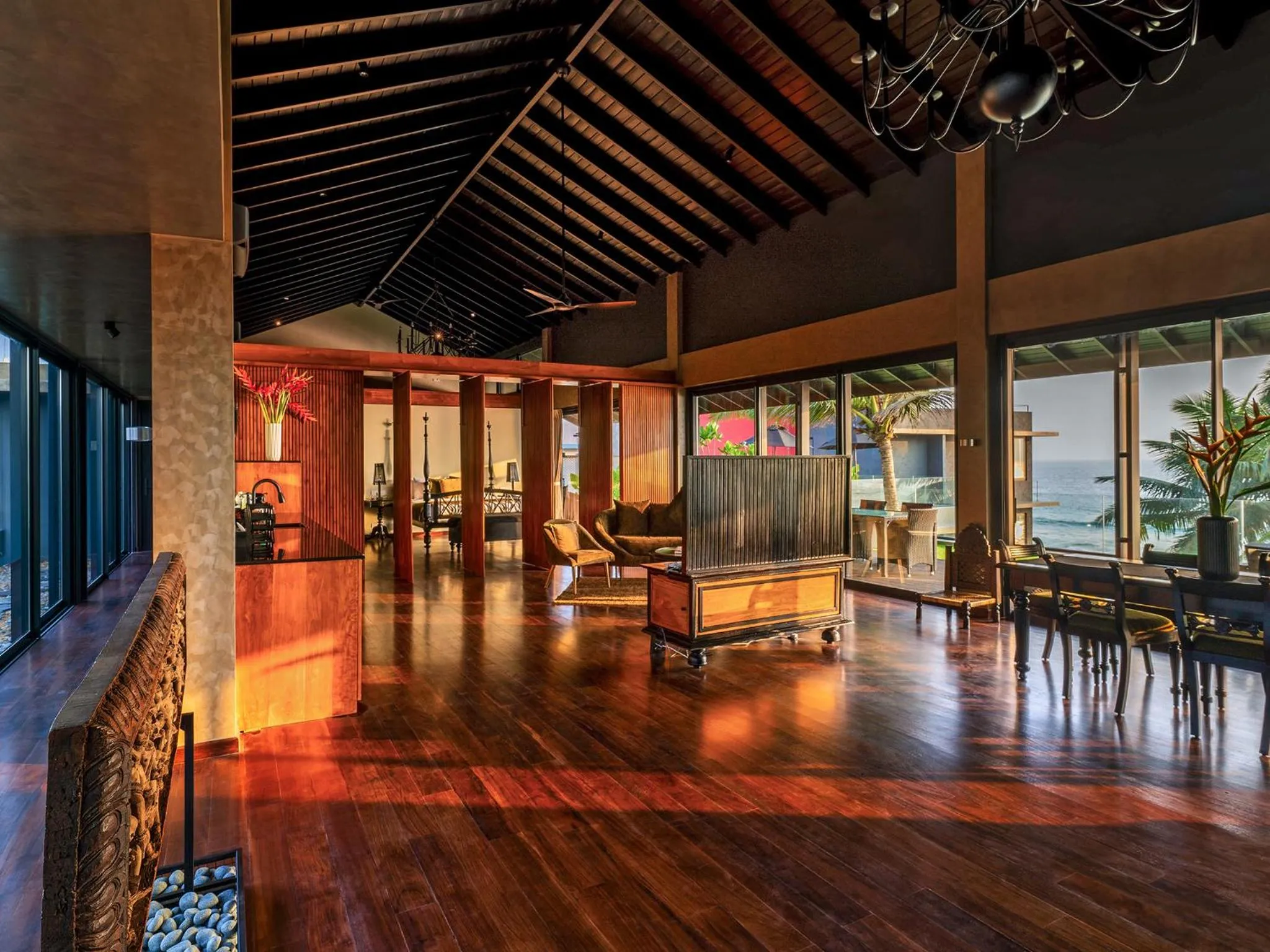 Living room in DORMERO Hotel Sri Lanka Hikkaduwa Beach