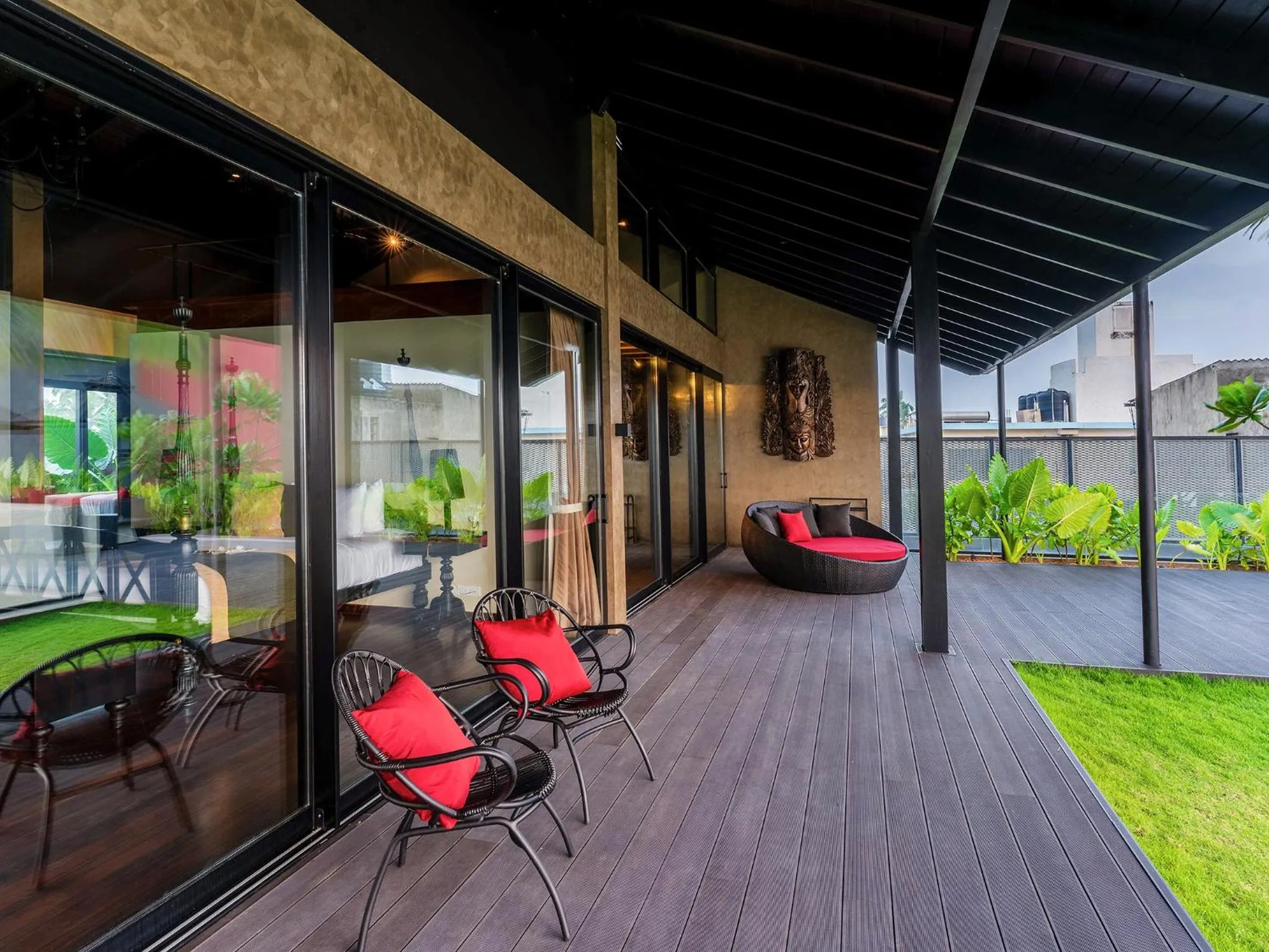 Balcony/Terrace in DORMERO Hotel Sri Lanka Hikkaduwa Beach