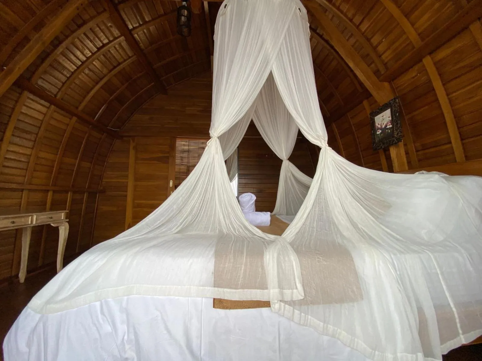 Bed in Suwehan Beach Cliff House by BIJAK