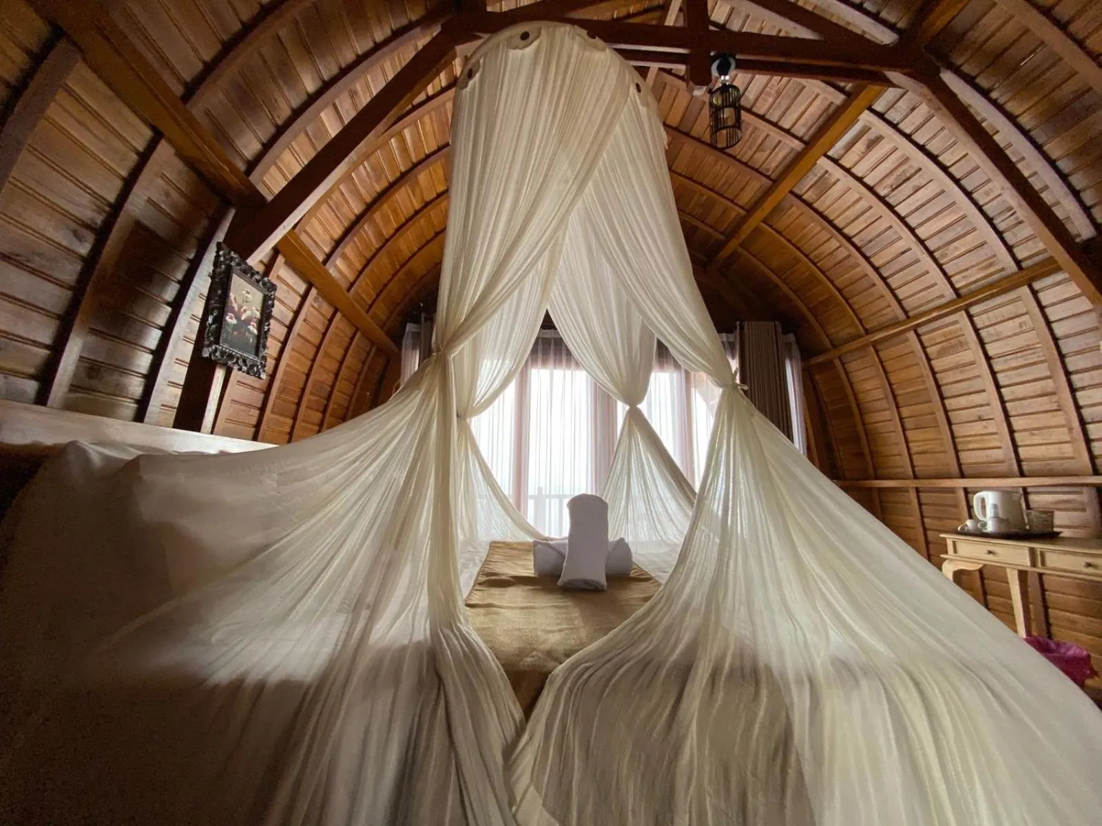 Bed in Suwehan Beach Cliff House by BIJAK