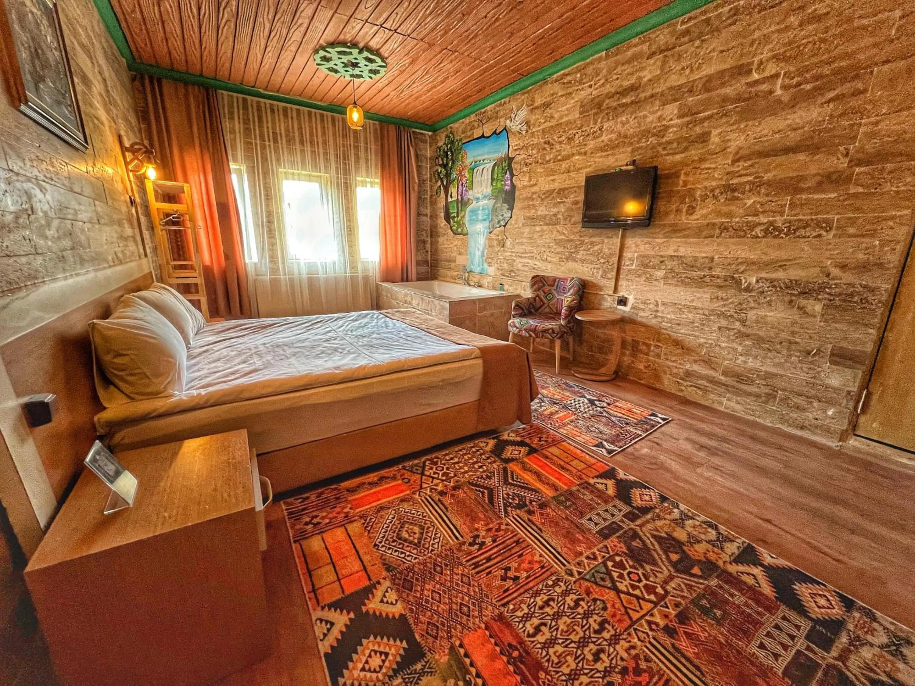 Bed in Arton İn Cappadocia